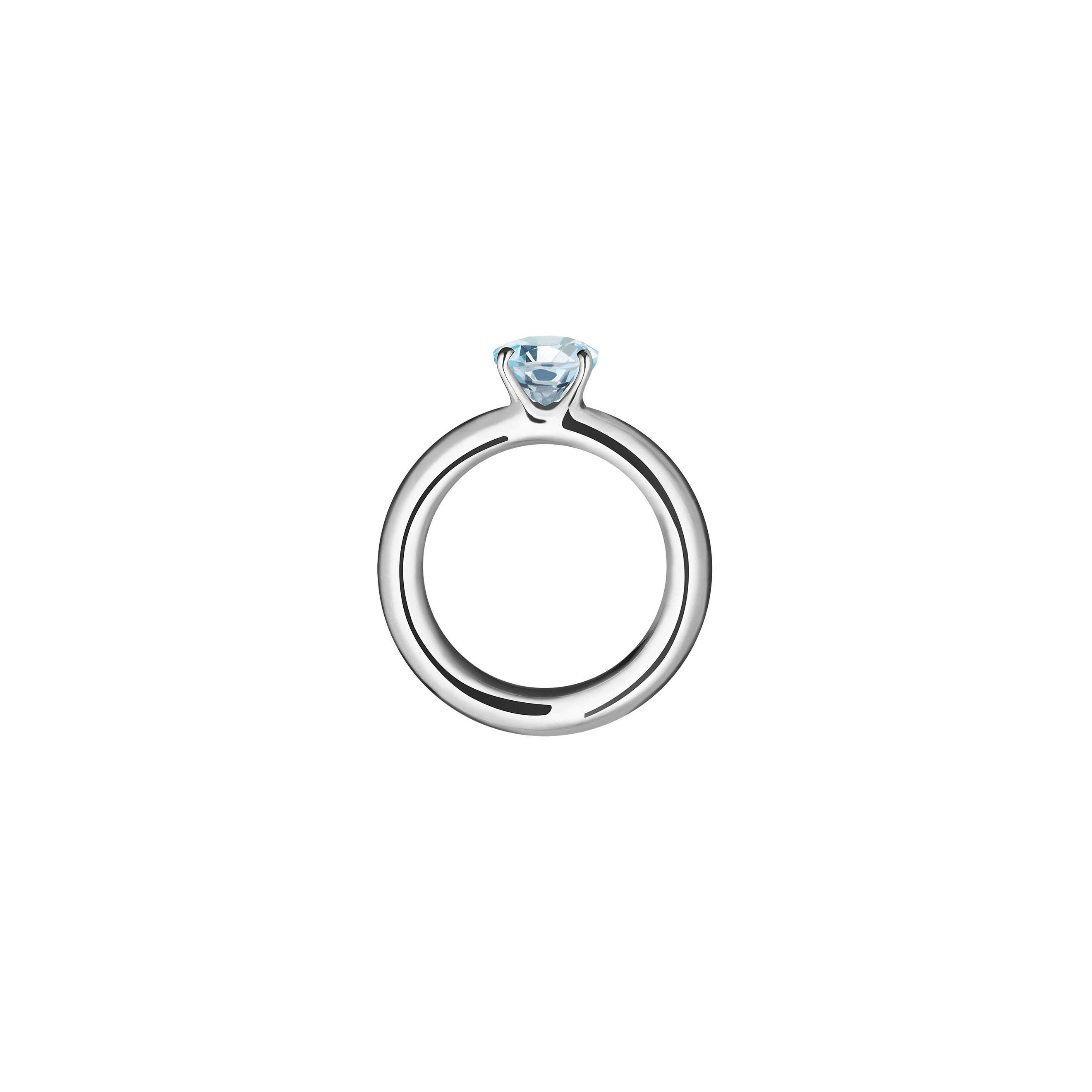 Cartoon ring Baby с топазом