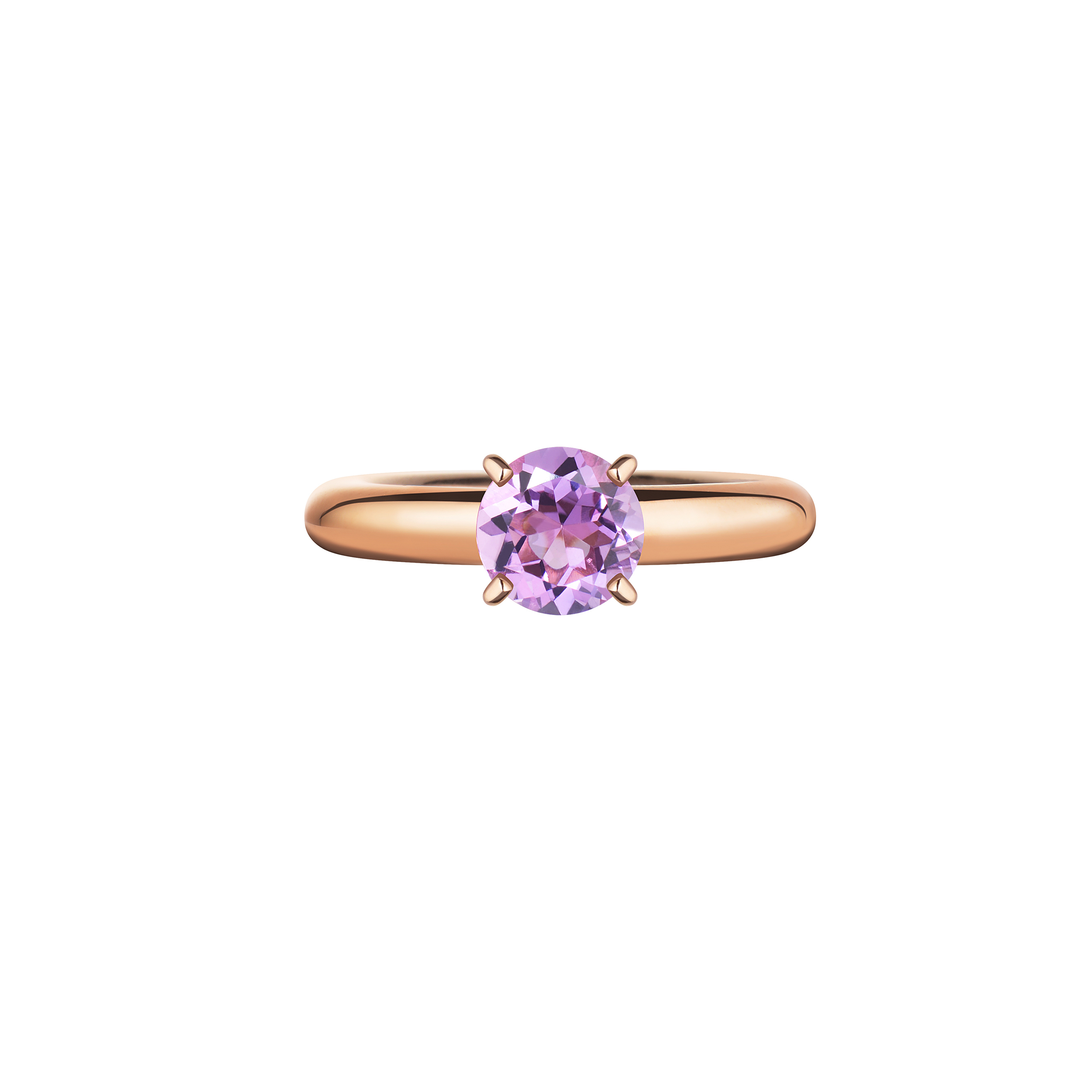 Кольца с крупной центральной вставкой Moonka Cartoon ring Baby с аметистом