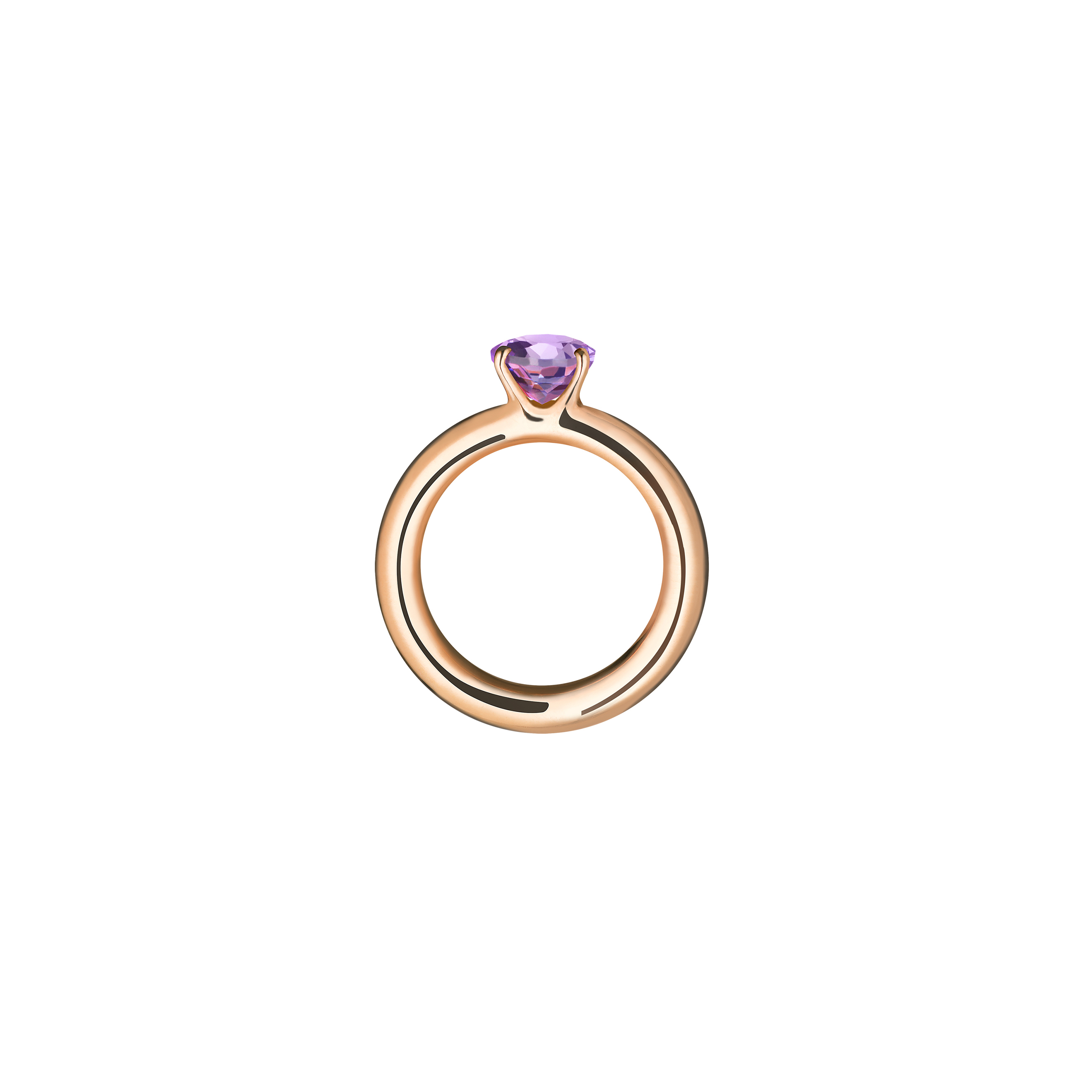 Cartoon ring Baby с аметистом