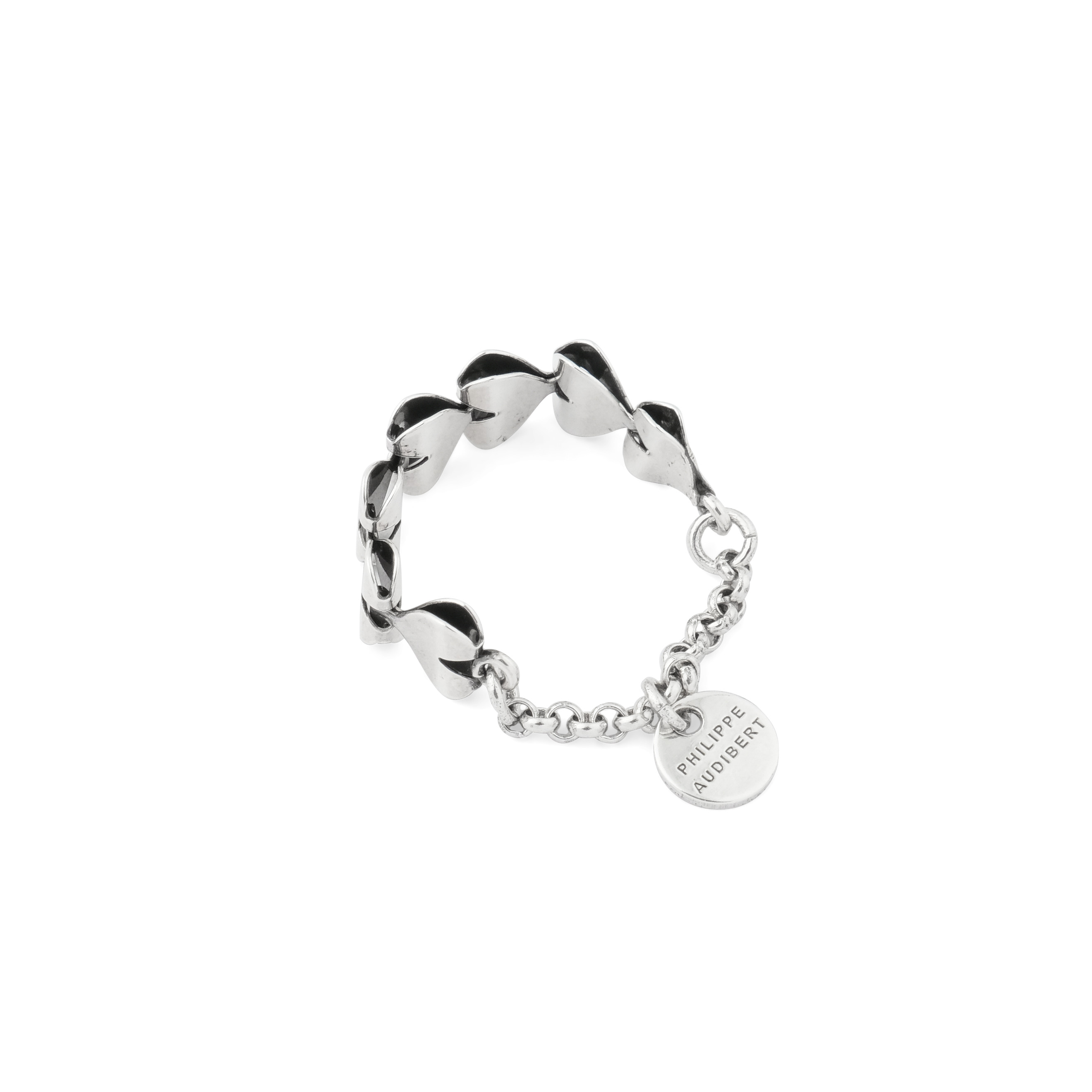 Серебристое кольцо Cali из латуни