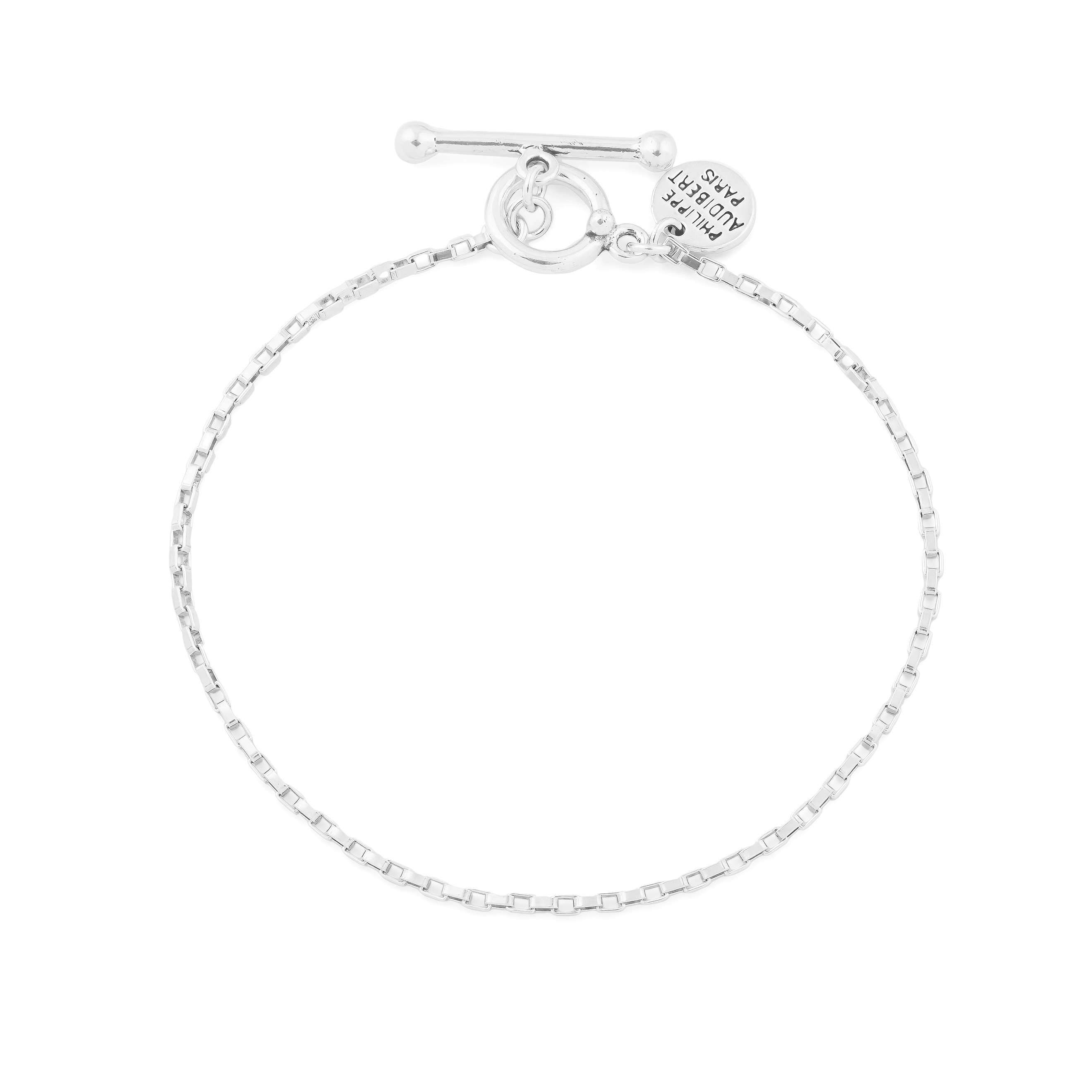 Серебристый браслет Olie из латуни