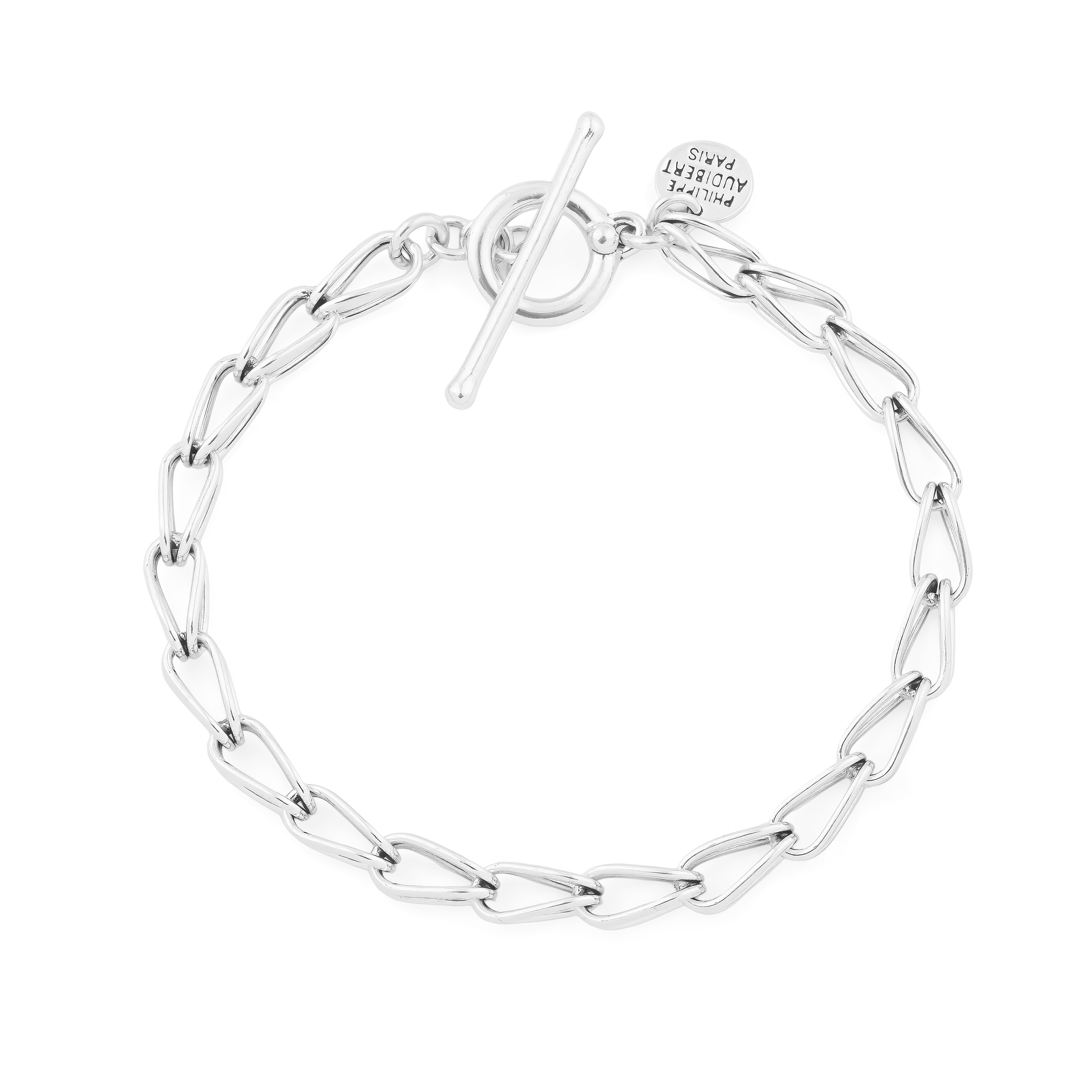 Серебристый браслет Dana из латуни