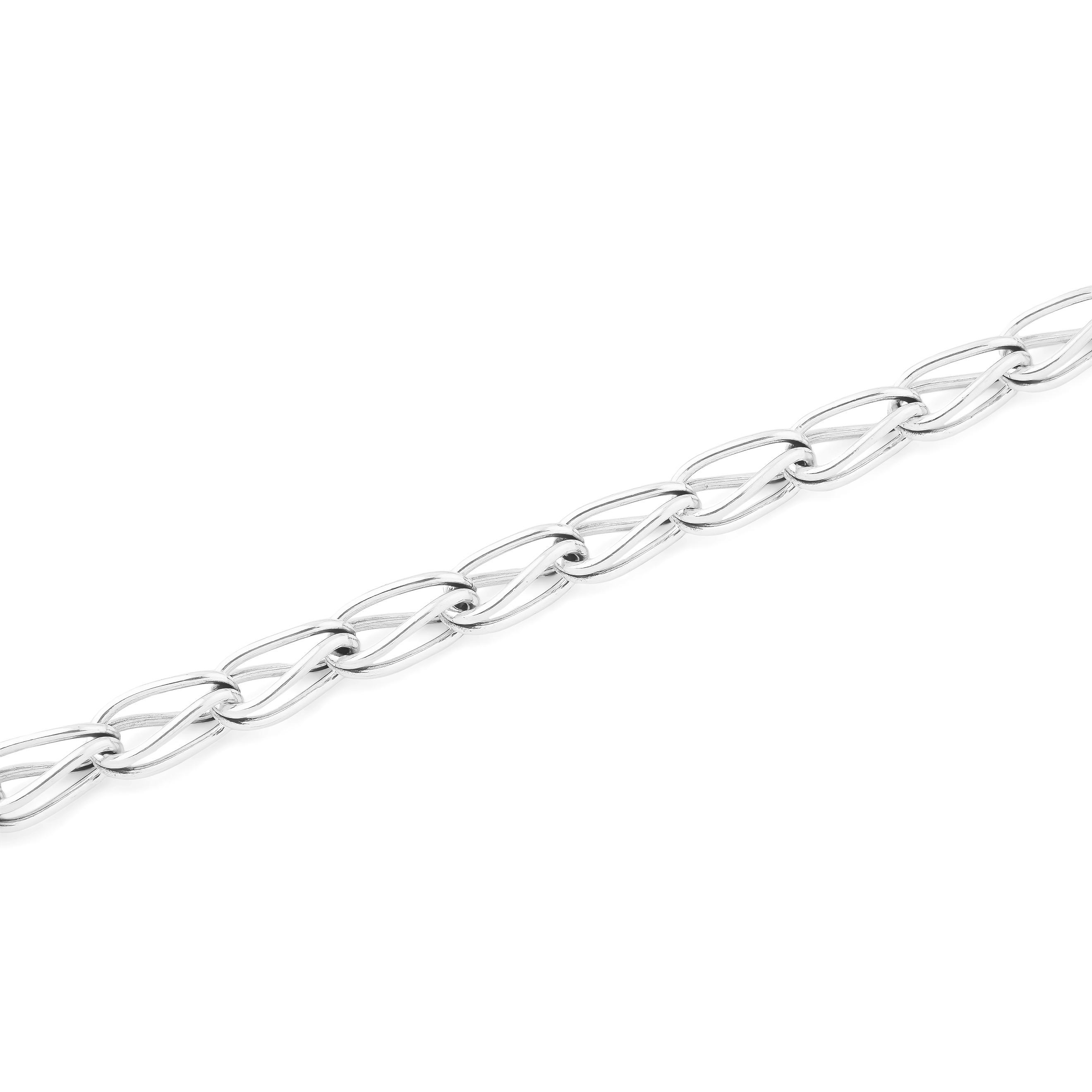 Серебристый браслет Dana из латуни