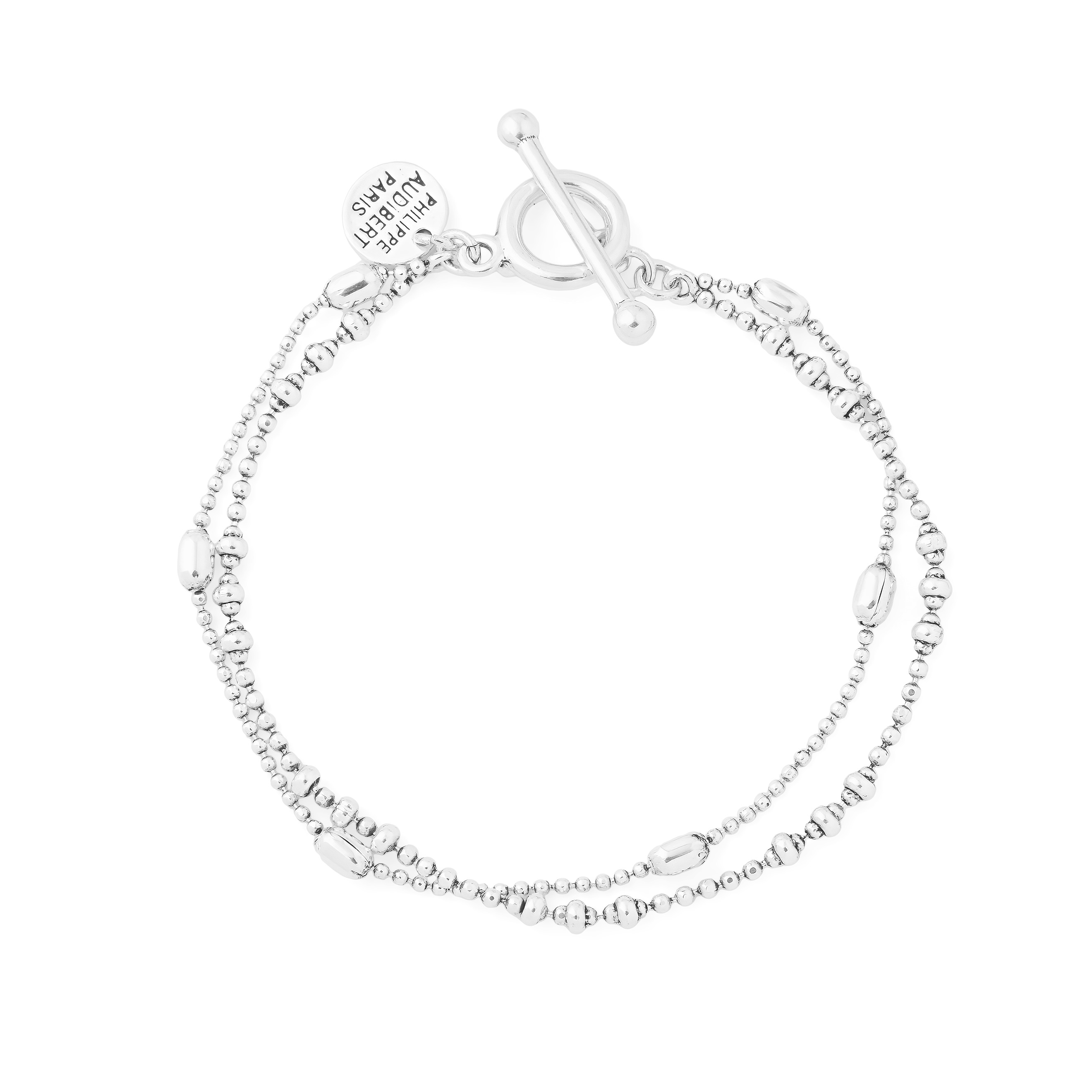 Серебристый браслет Wallas из латуни