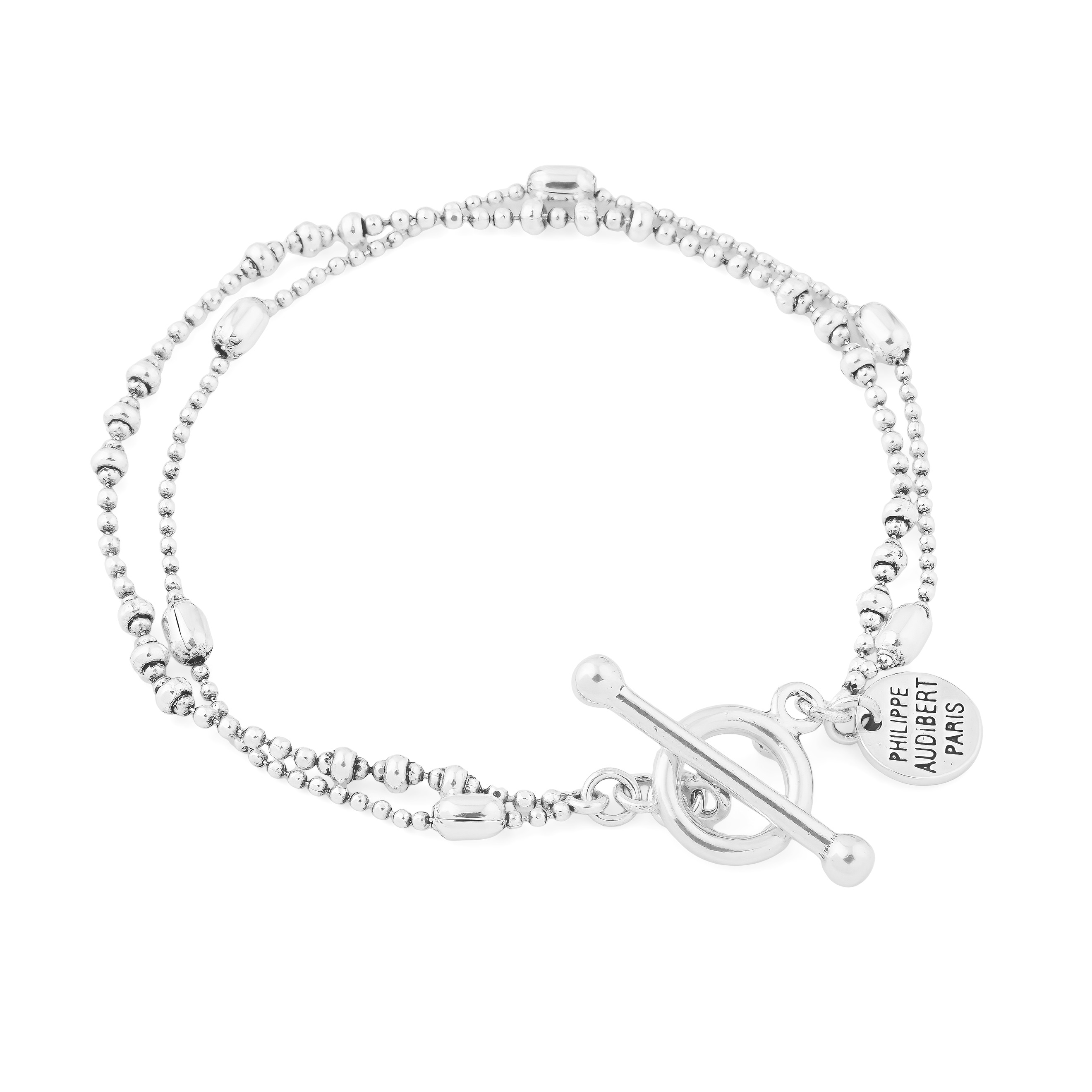Серебристый браслет Wallas из латуни