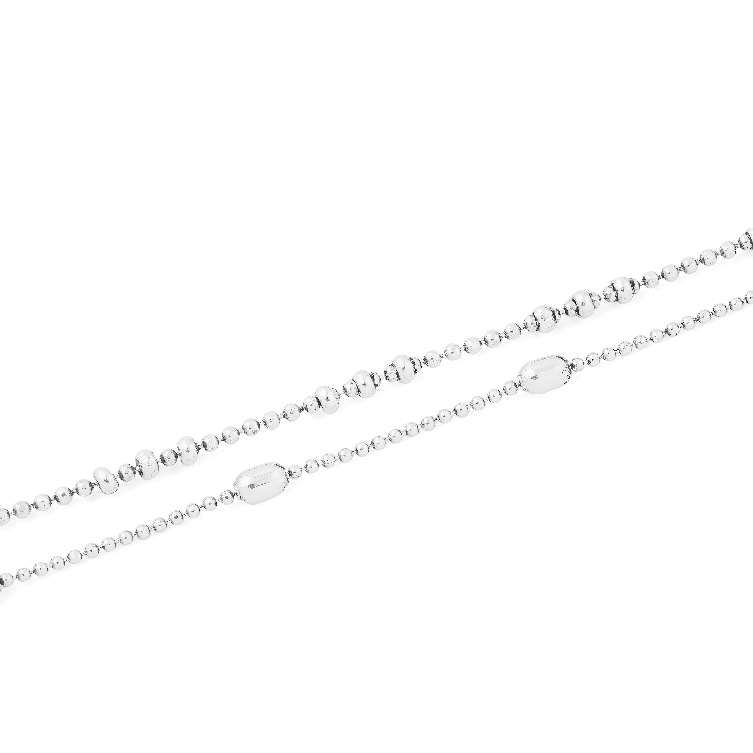 Серебристый браслет Wallas из латуни