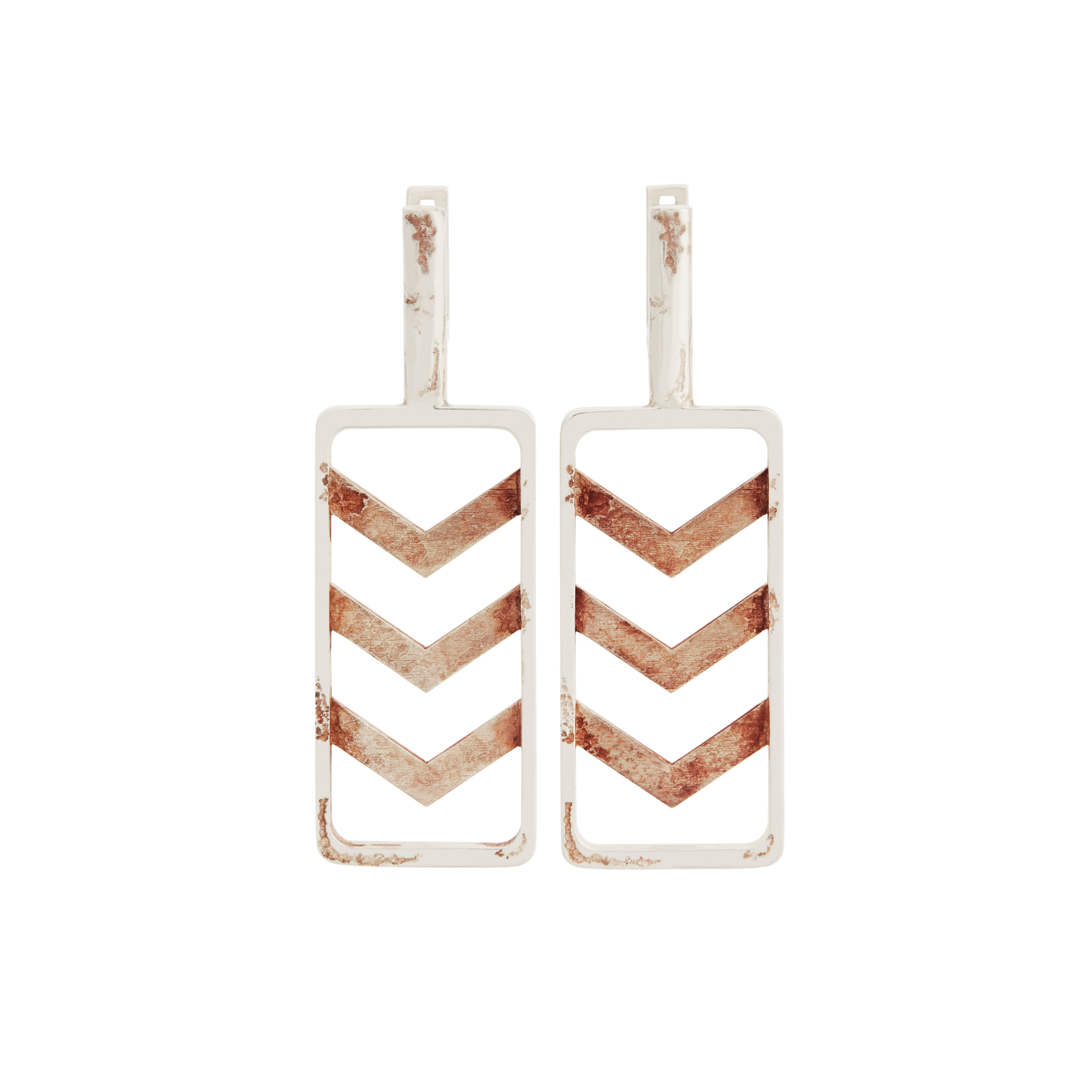 Earrings "Direction of rotation"