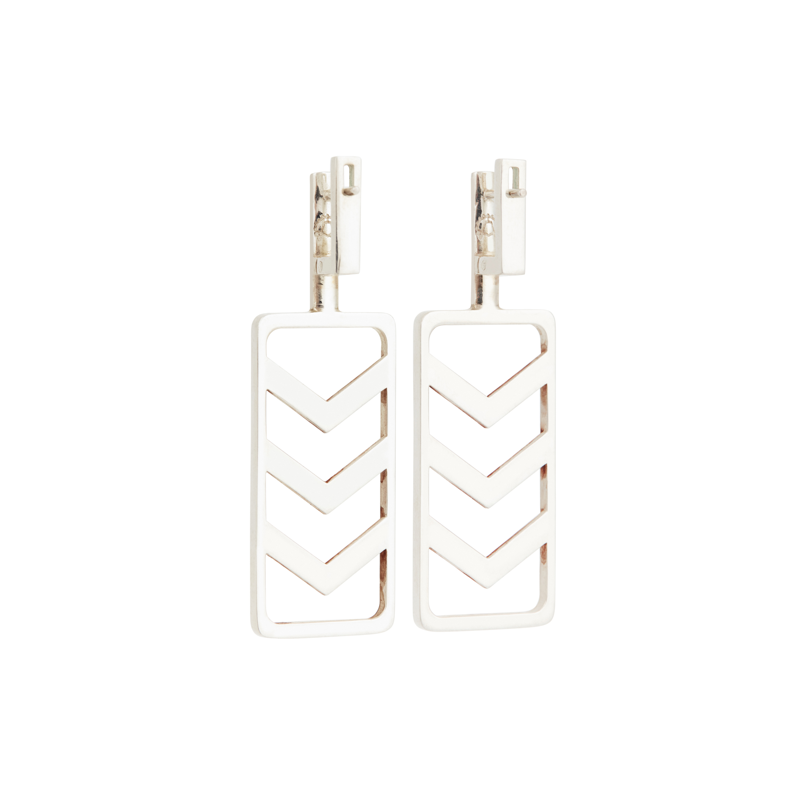 Earrings "Direction of rotation"