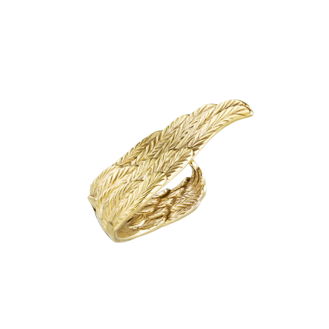Caviar Jewellery Позолоченное кольцо-крыло DROWNING TO EMBRACE цена и фото