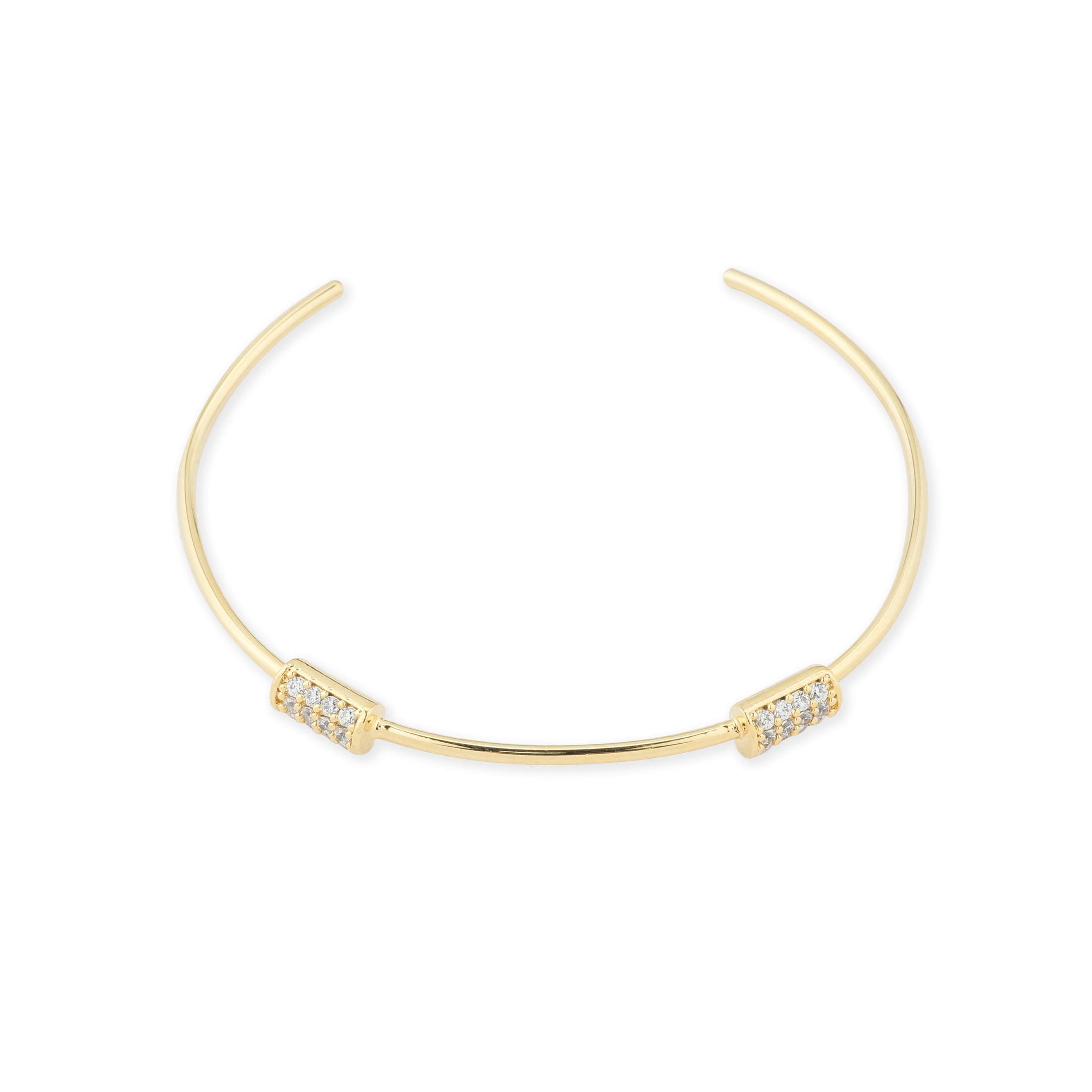 bracelet with crystal inserts