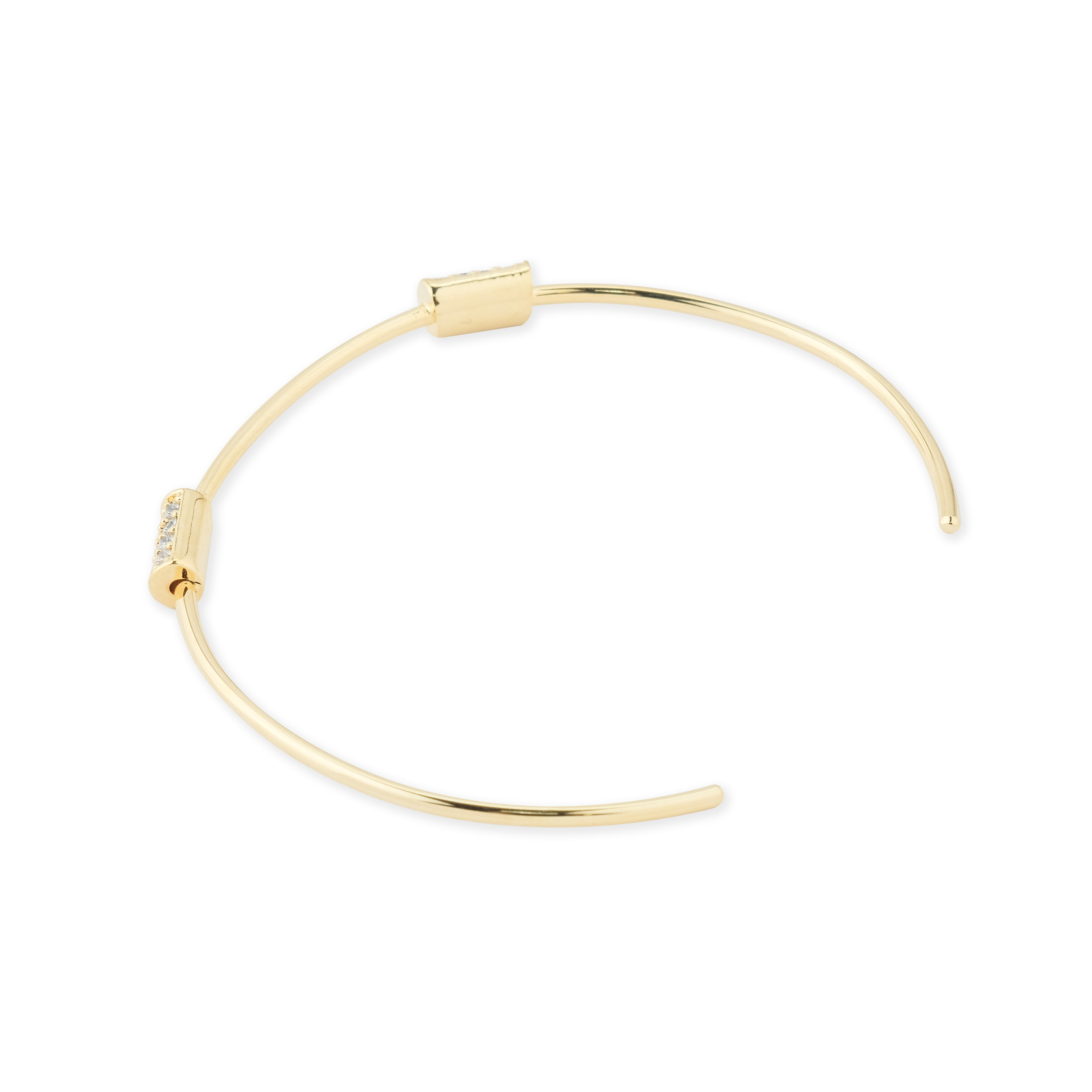 bracelet with crystal inserts