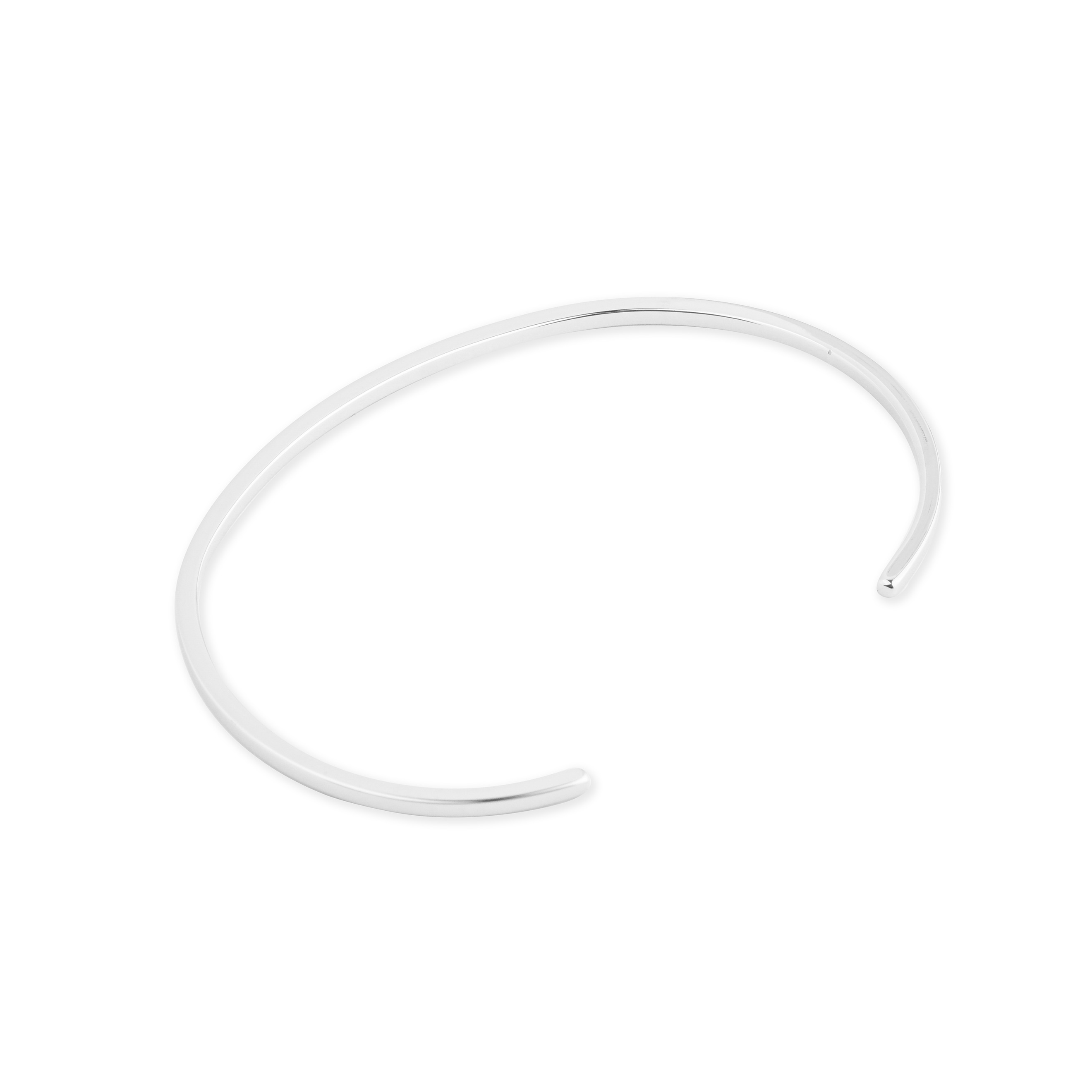 Серебристый тонкий браслет  MARGIELA