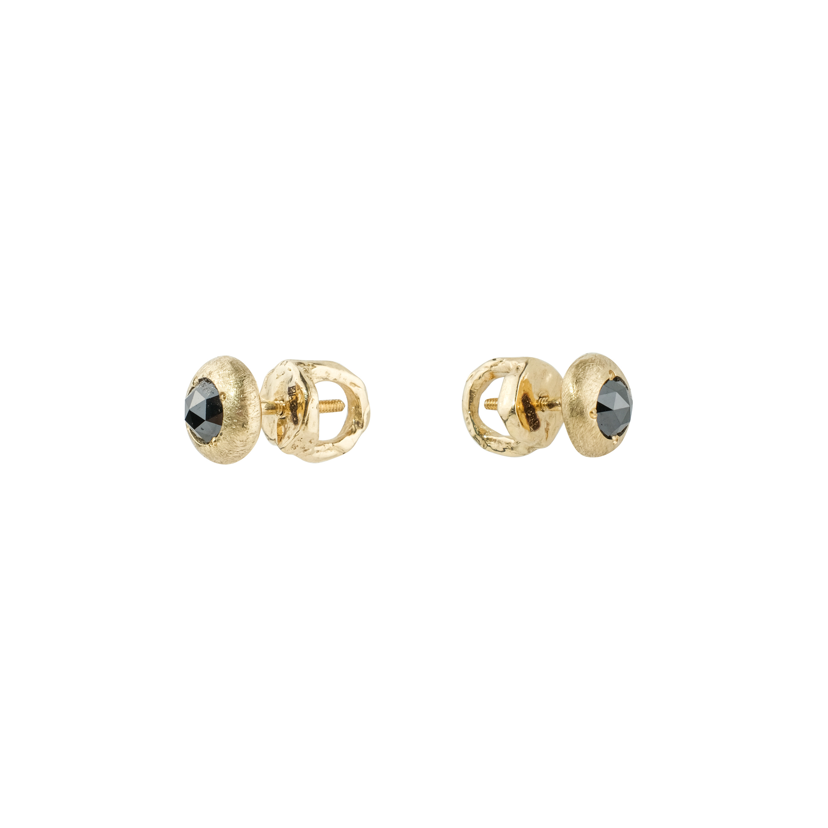 Серьги Satin золотые с бриллиантами