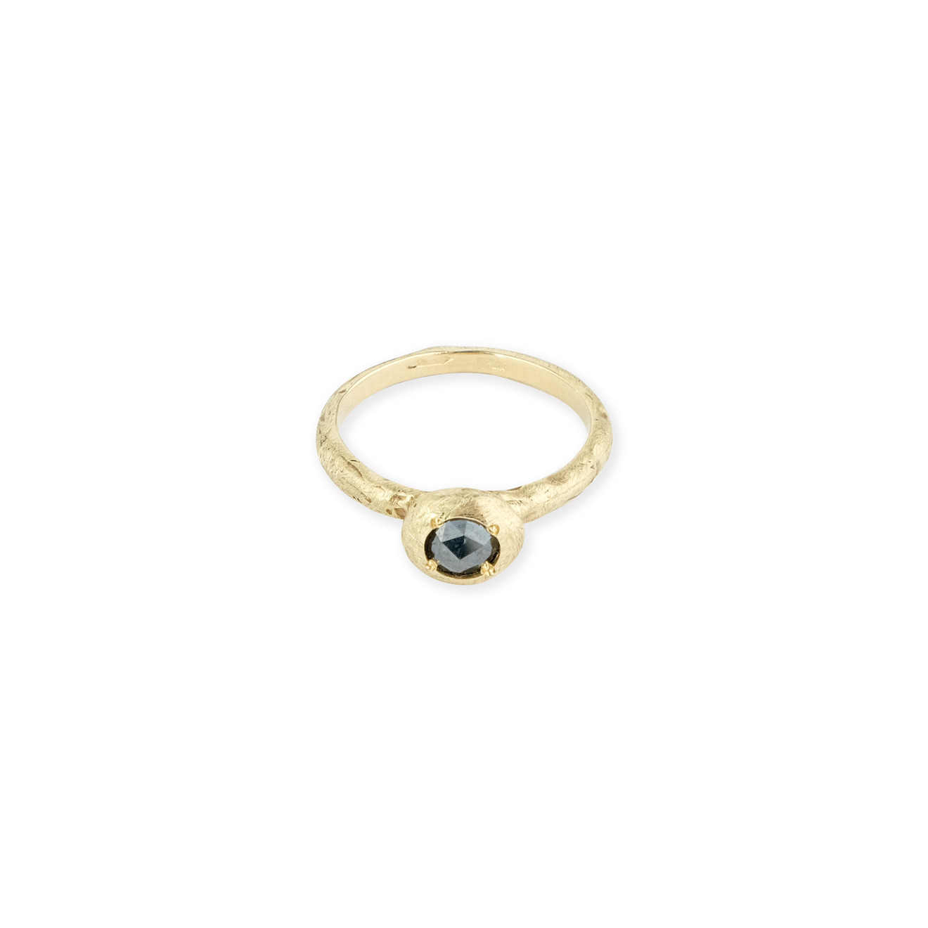 kintsugi jewelry кольцо rough diamond из золота с кристаллом кварца Kintsugi Jewelry Кольцо Satin из золота с бриллиантами