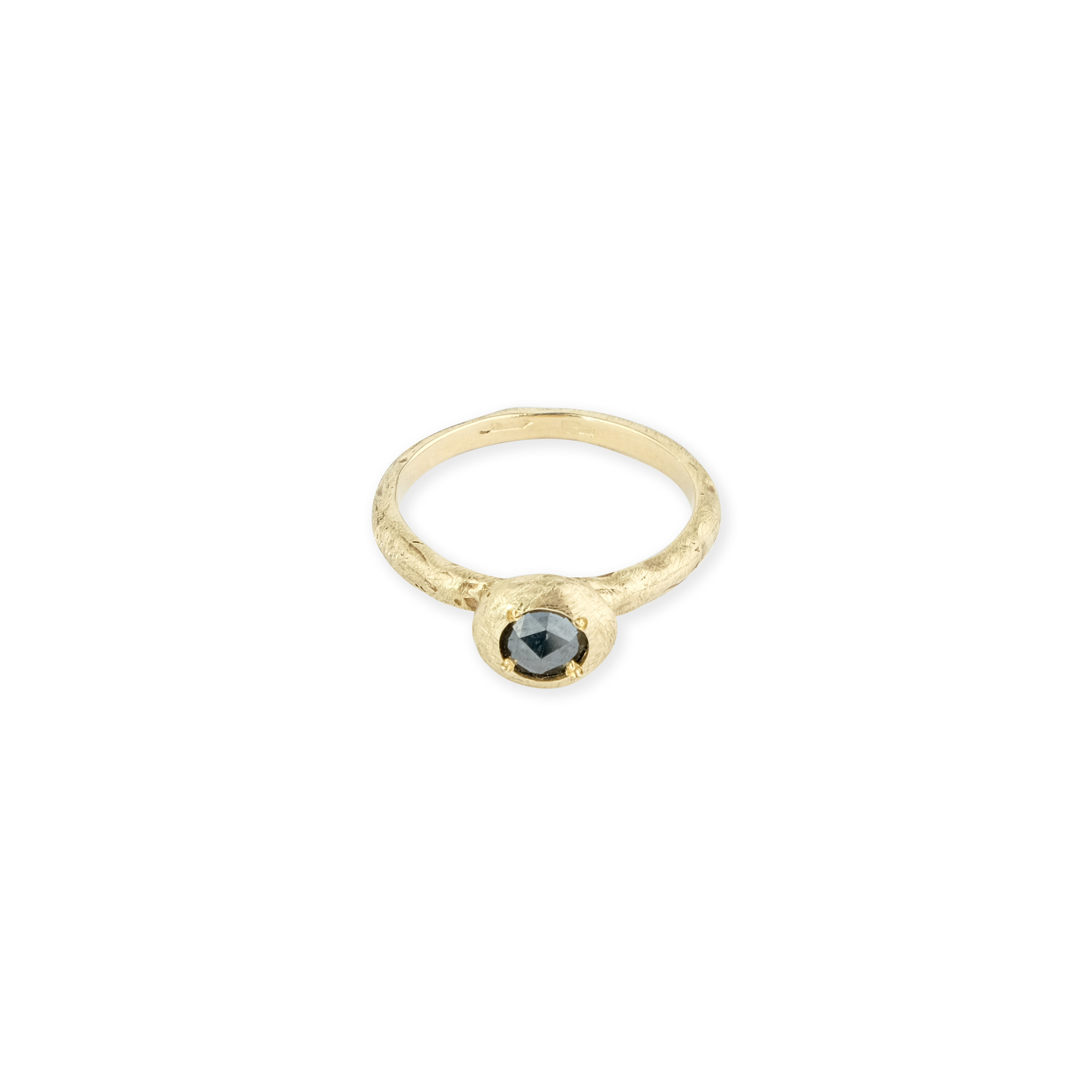 Кольца с крупной вставкой Kintsugi Jewelry Кольцо Satin золотое с бриллиантами