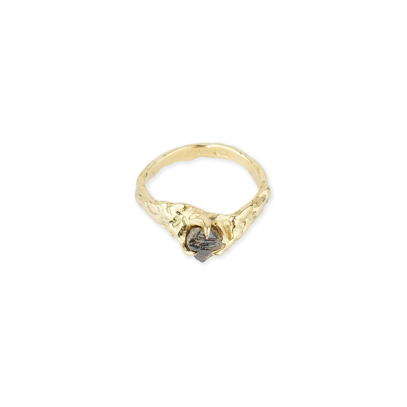 kintsugi jewelry кольцо rough diamond из золота с кристаллом кварца Kintsugi Jewelry Кольцо Trust из золота с кристаллом кварца