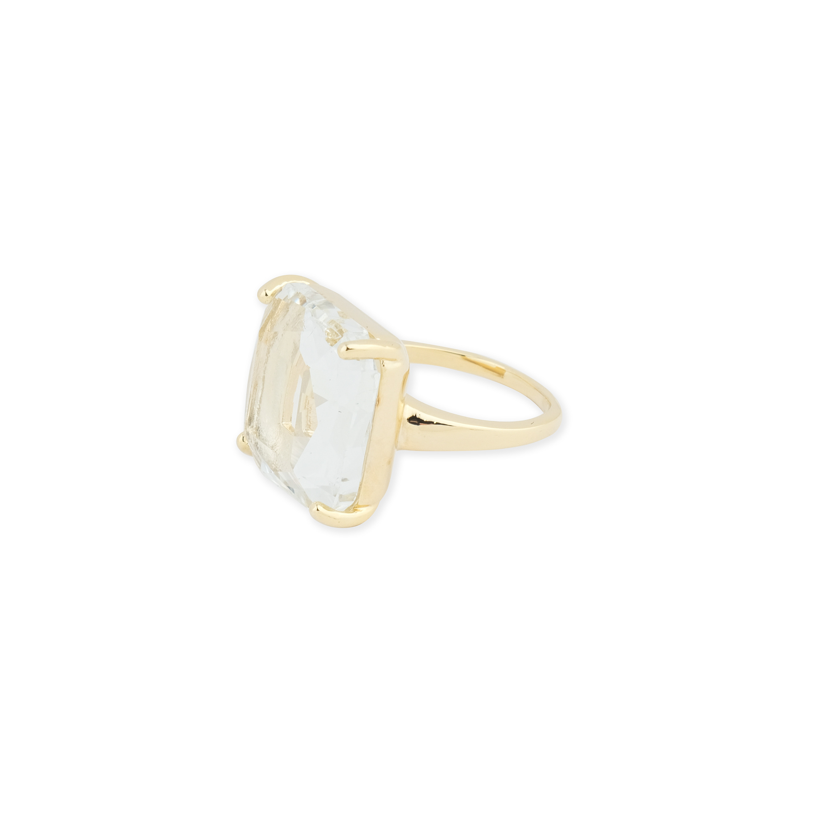 ring with square crystal