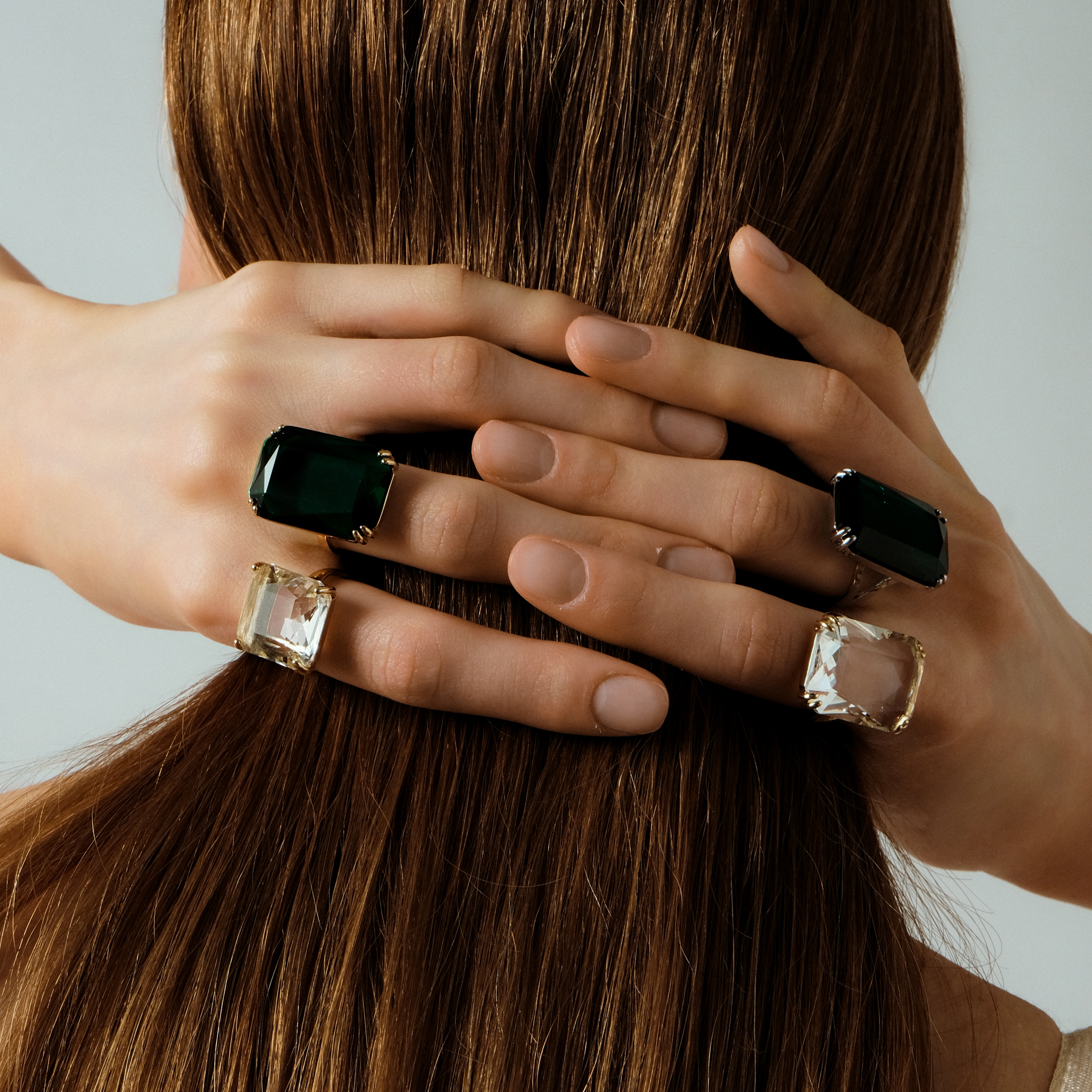 ring with square crystal