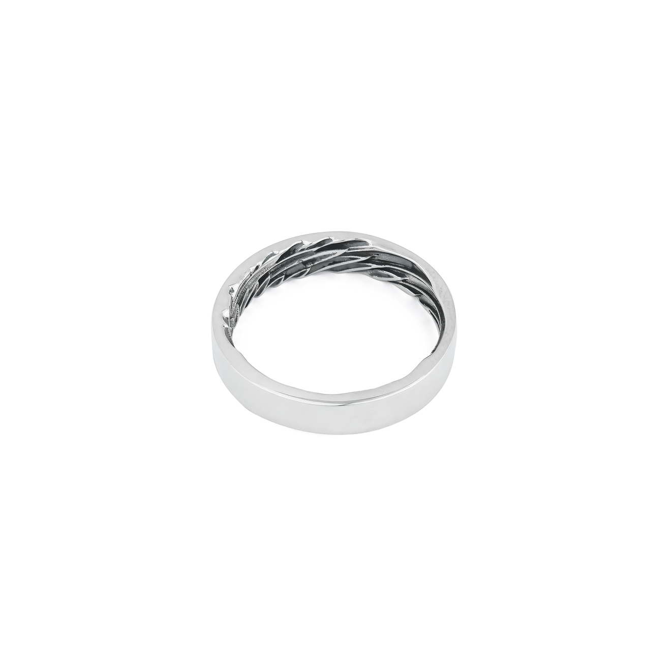 Mates Мужское кольцо-крыло из серебра подвеска крыло из серебра