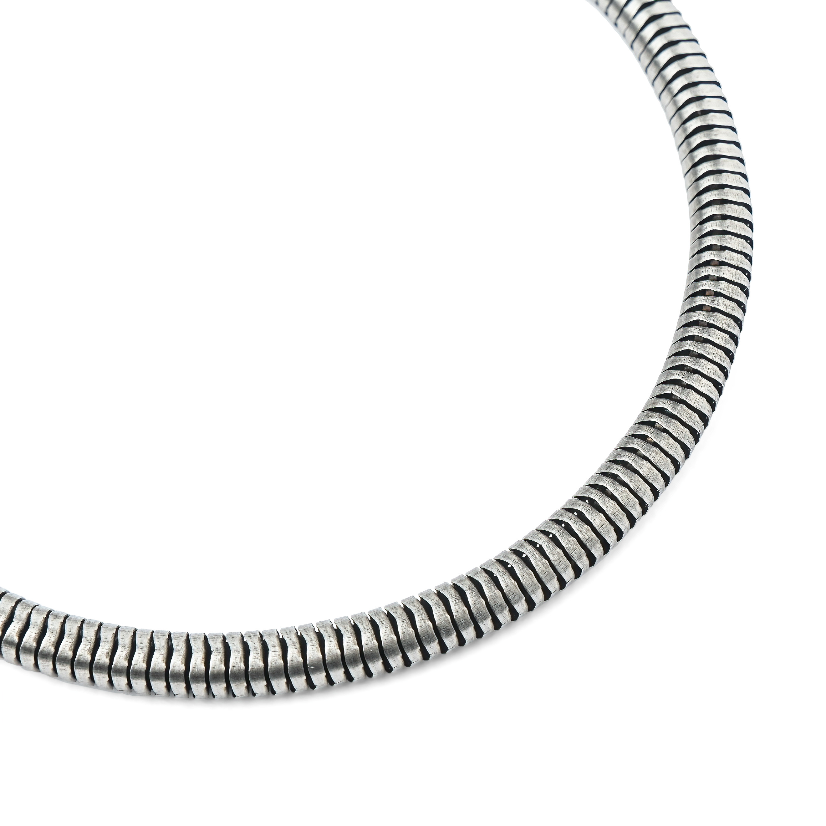 Stainless steel bracelet with one 0.01 carat black diamond
