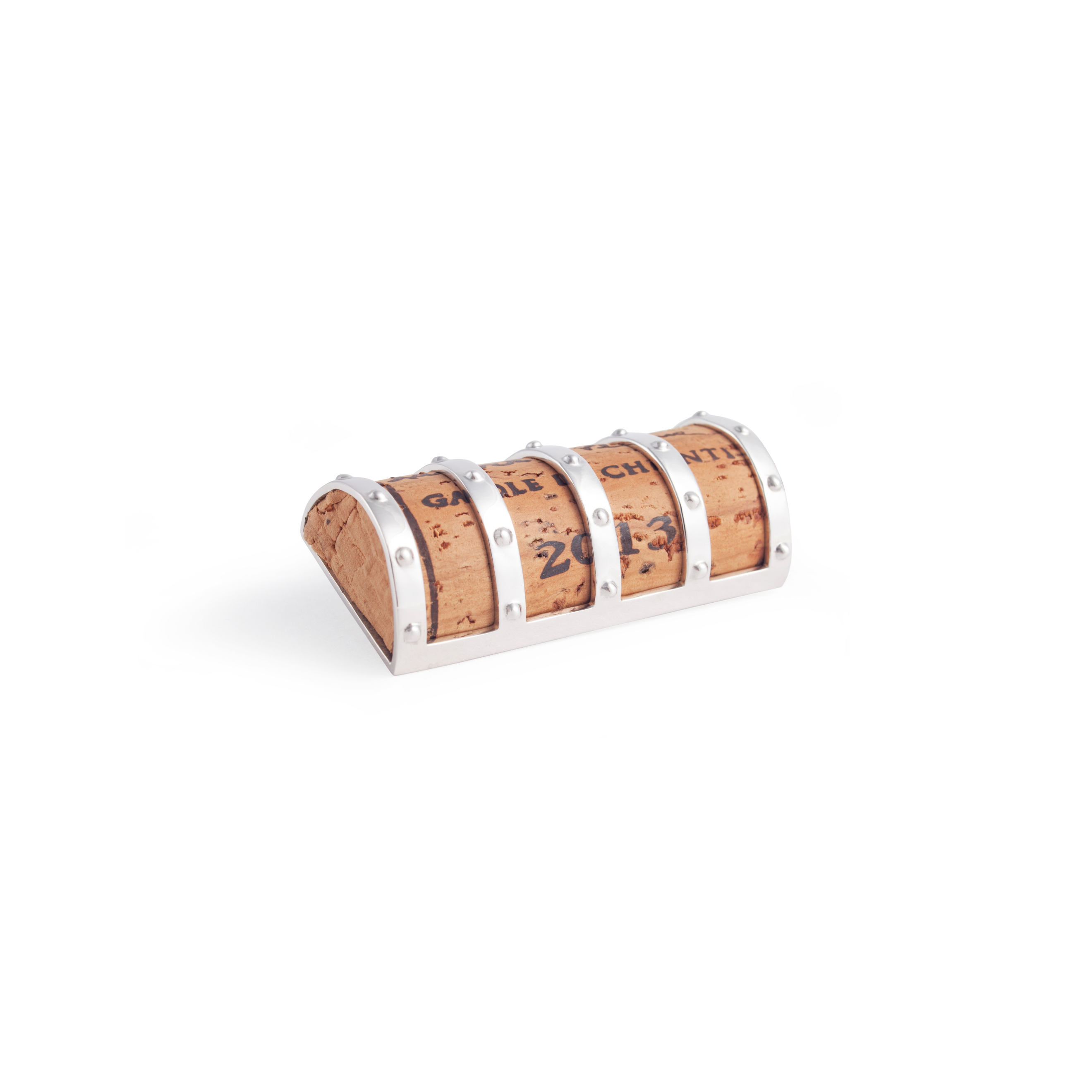 Брошь CORK silver "Бочка"