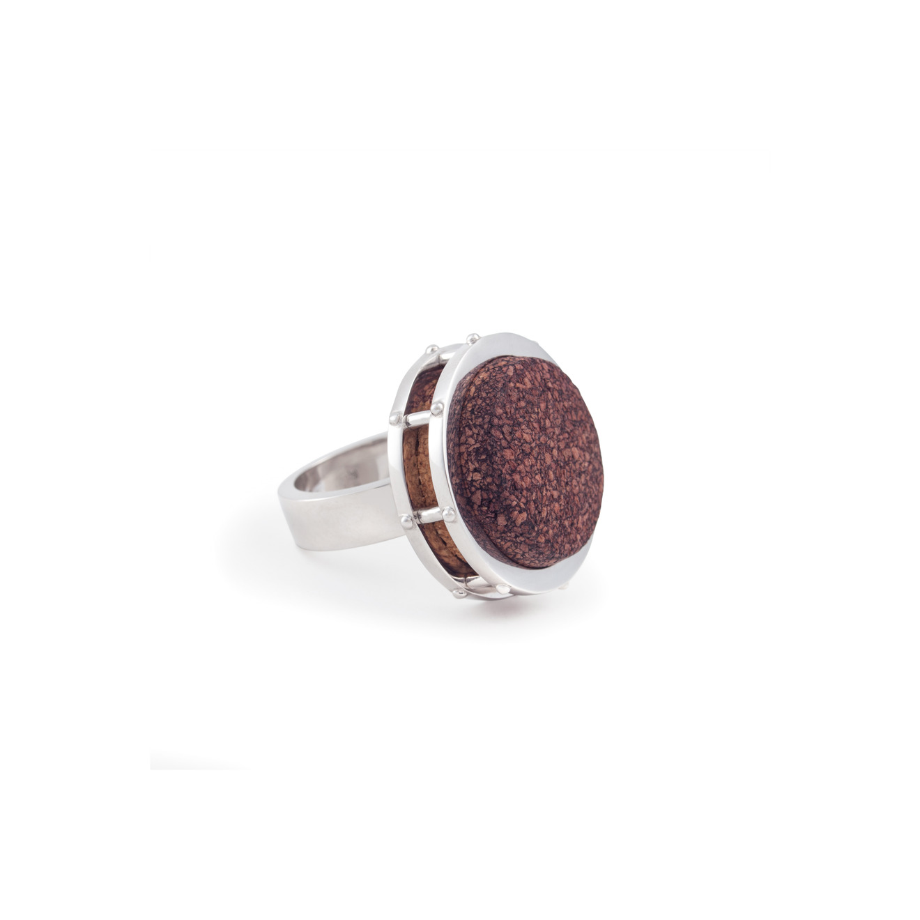 AMARIN Jewelry Кольцо CORK из серебра Бочка amarin jewelry позолоченное кольцо cork из бронзы бочка