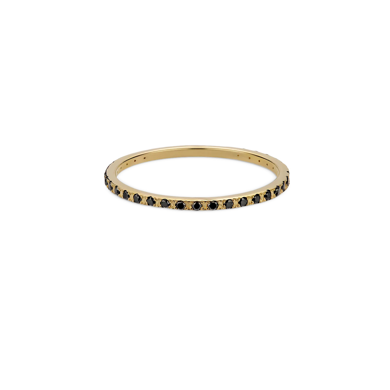 TONDEM Кольцо-дорожка black из золота tondem кольцо mini из белого золота с херкимерскими алмазами
