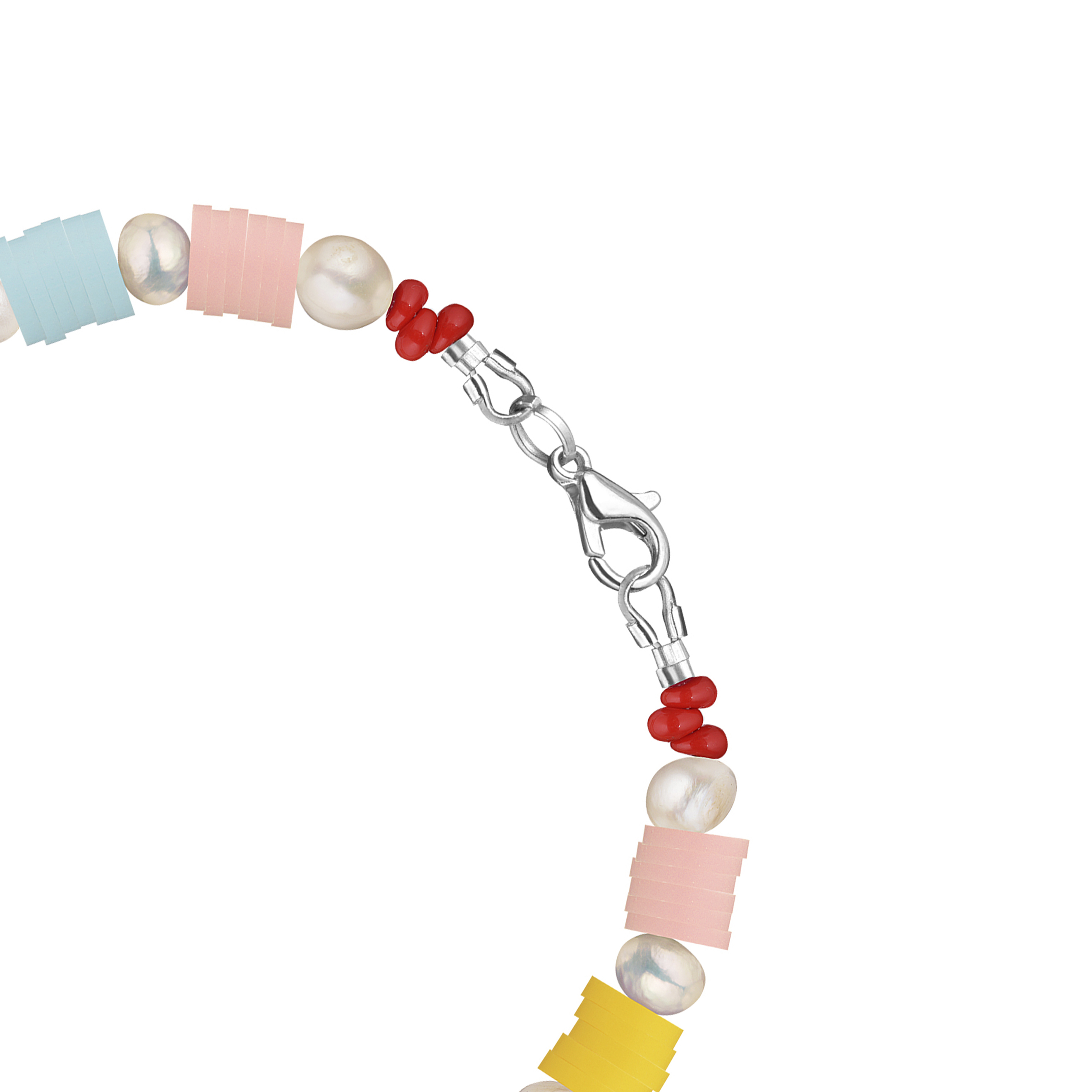 Rainbow Bracelet with Pearls