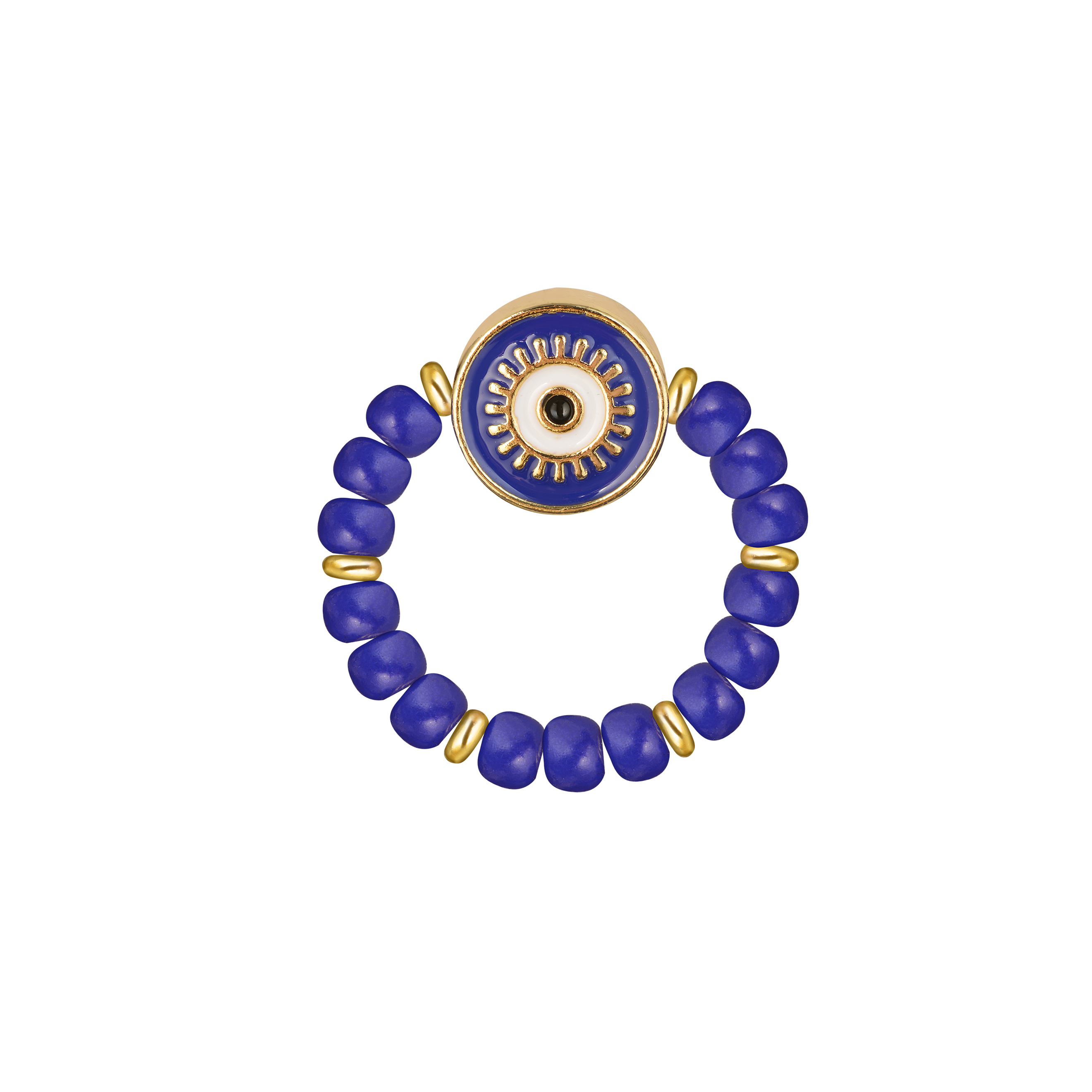 Синее кольцо с глазом Blue evil eye