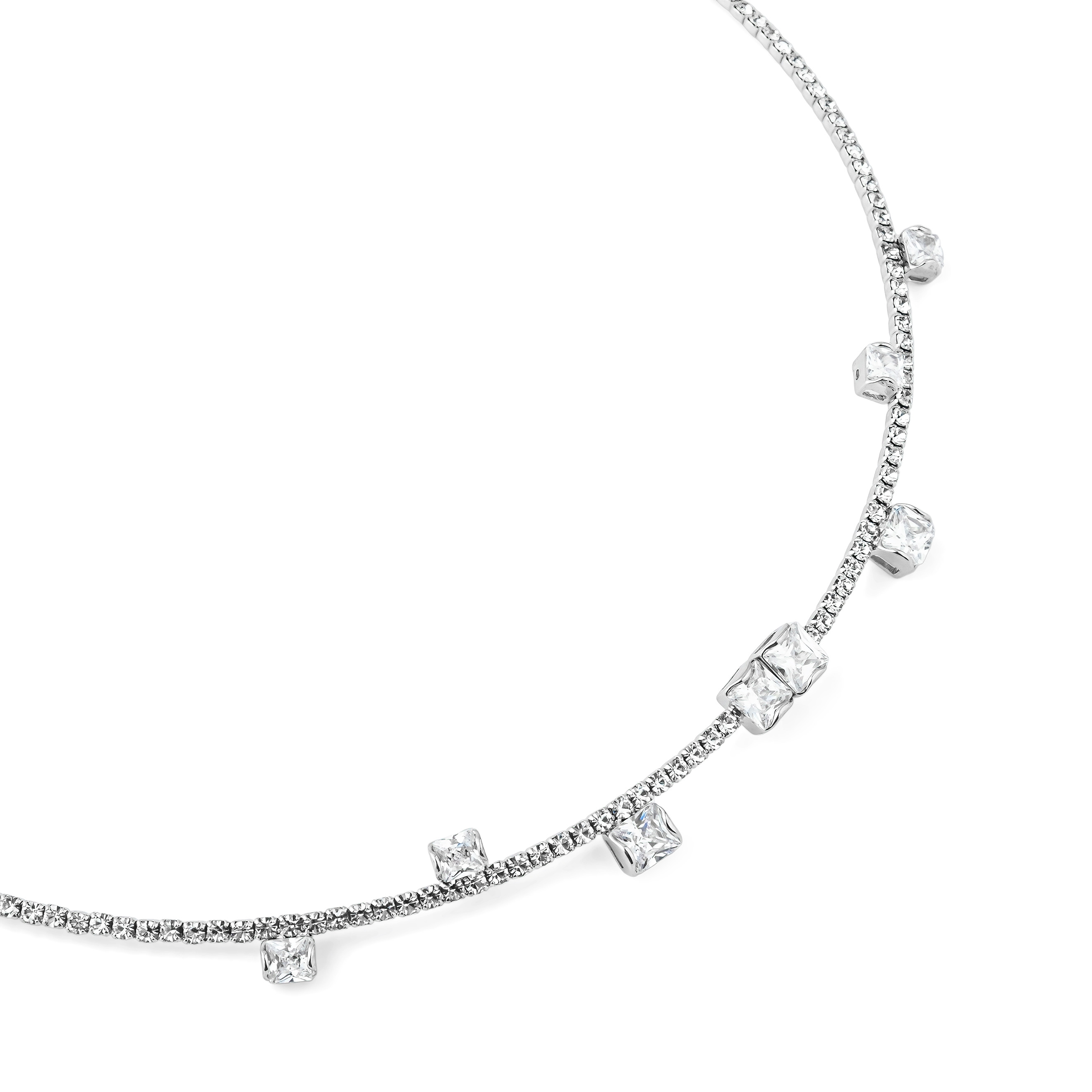 choker necklace with crystals