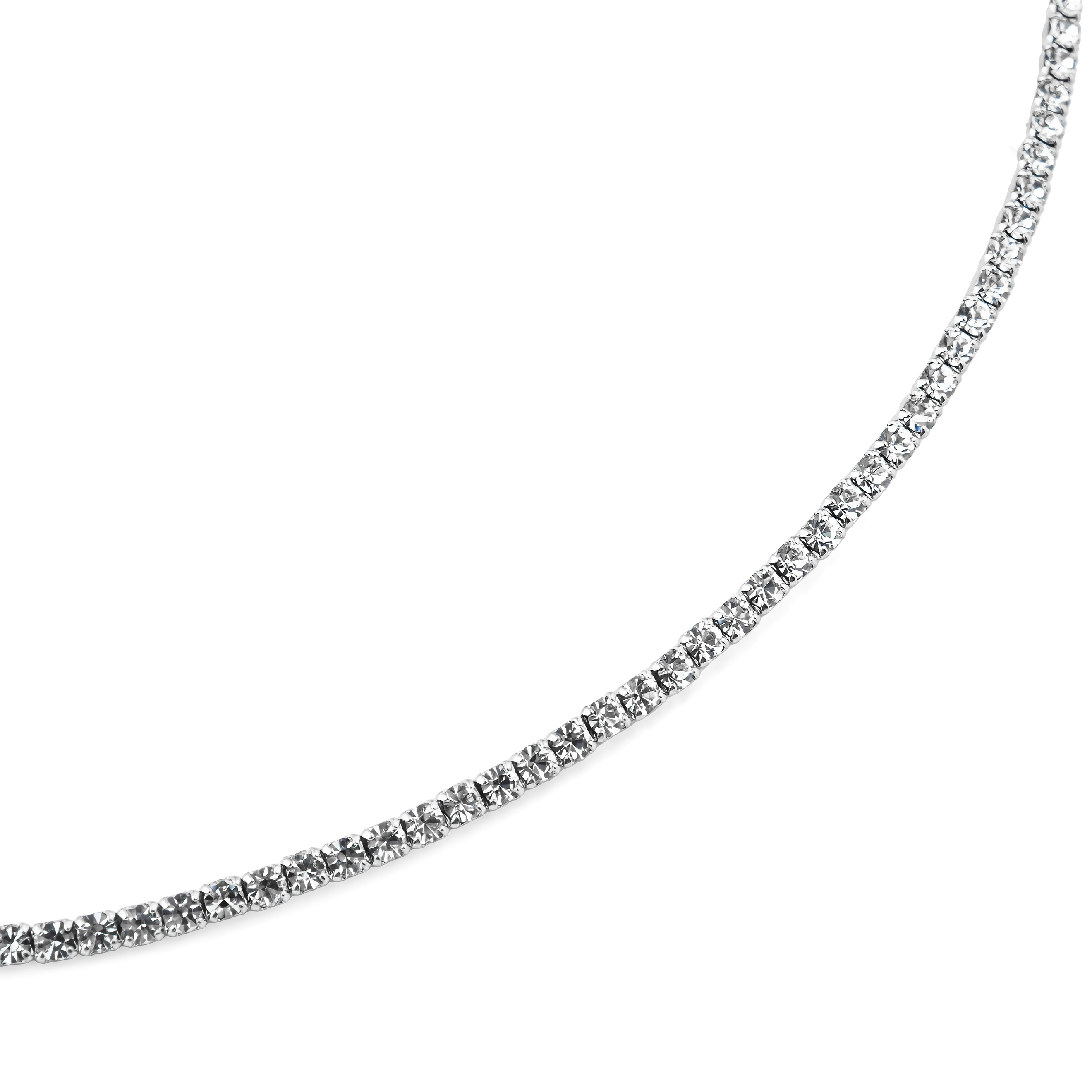 choker necklace with crystals