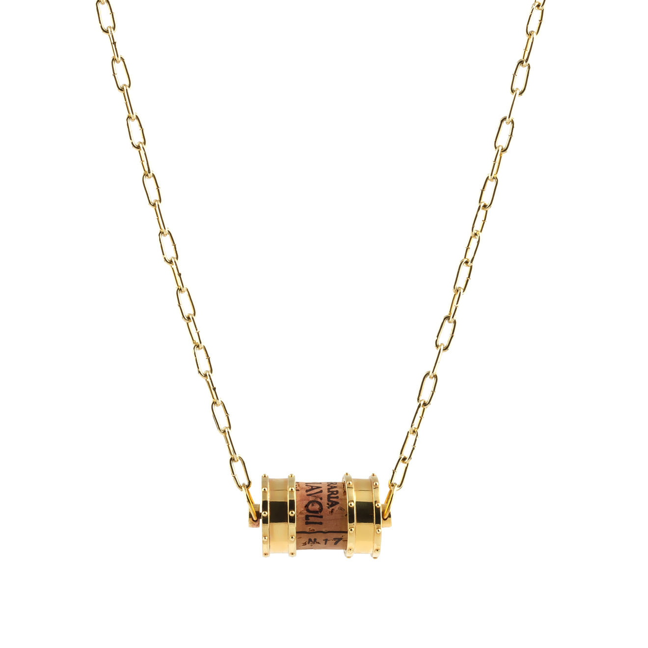 AMARIN Jewelry Позолоченная подвеска CORK Бочка amarin jewelry позолоченная брошь cork из бронзы штопор
