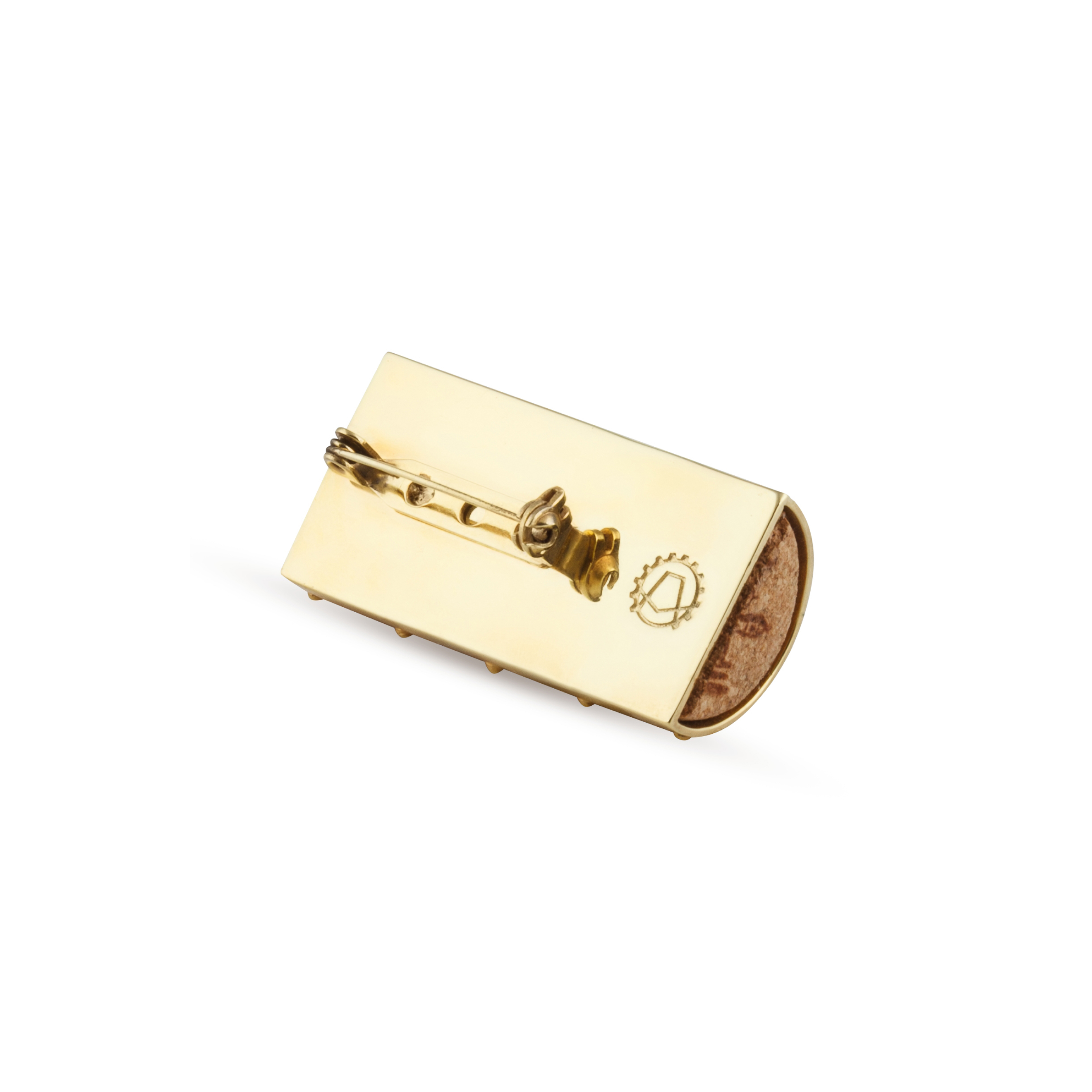 CORK brooch "Barrel"