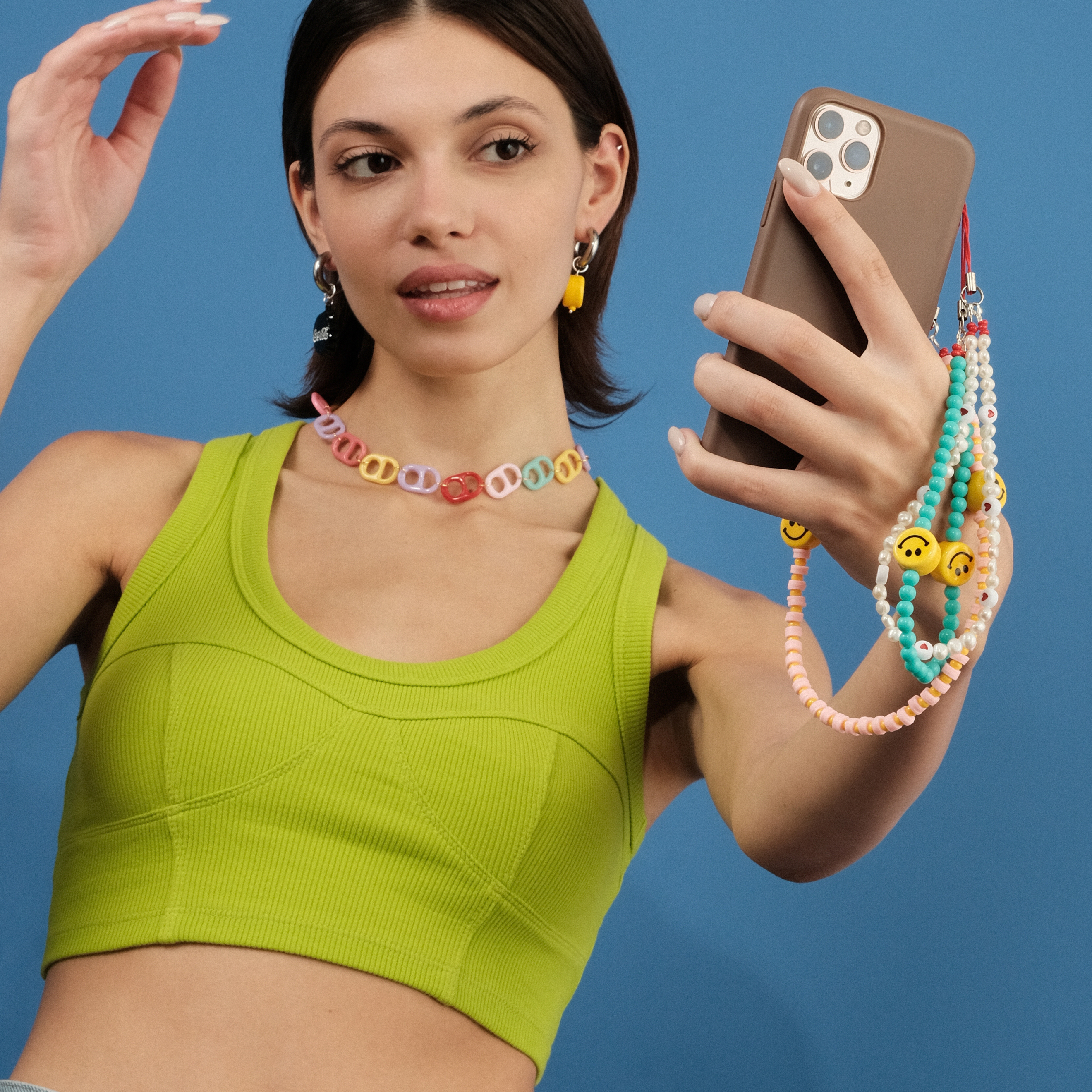 Smile Phone Charm