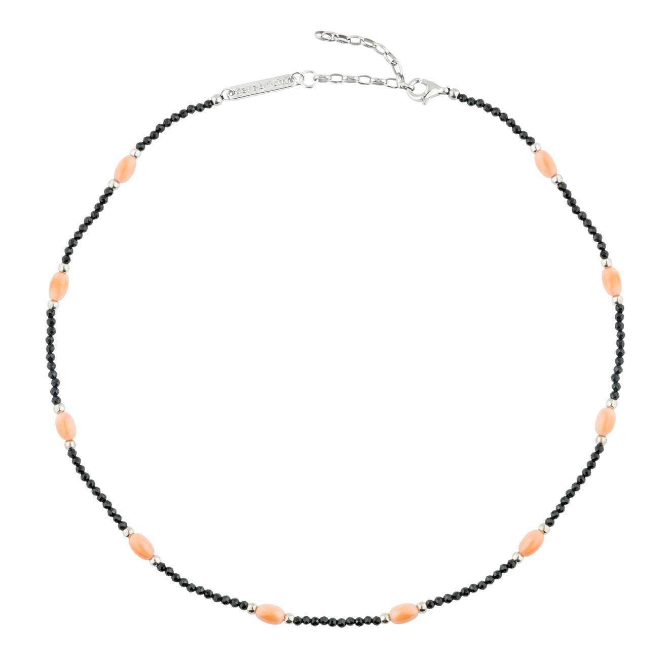 Serebriciti Jewelry Колье из шпинели и коралла