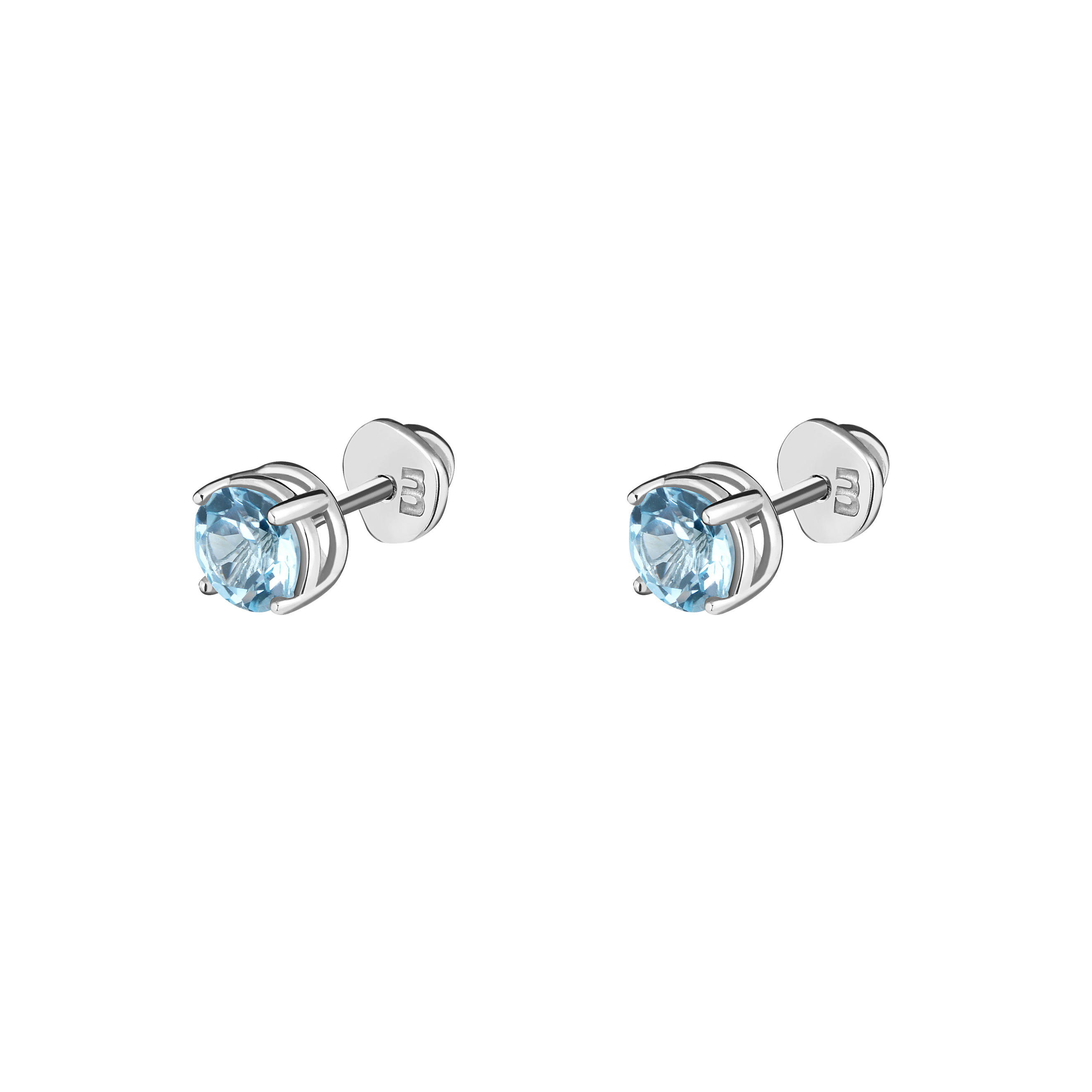 cartoon baby studs with topaz
