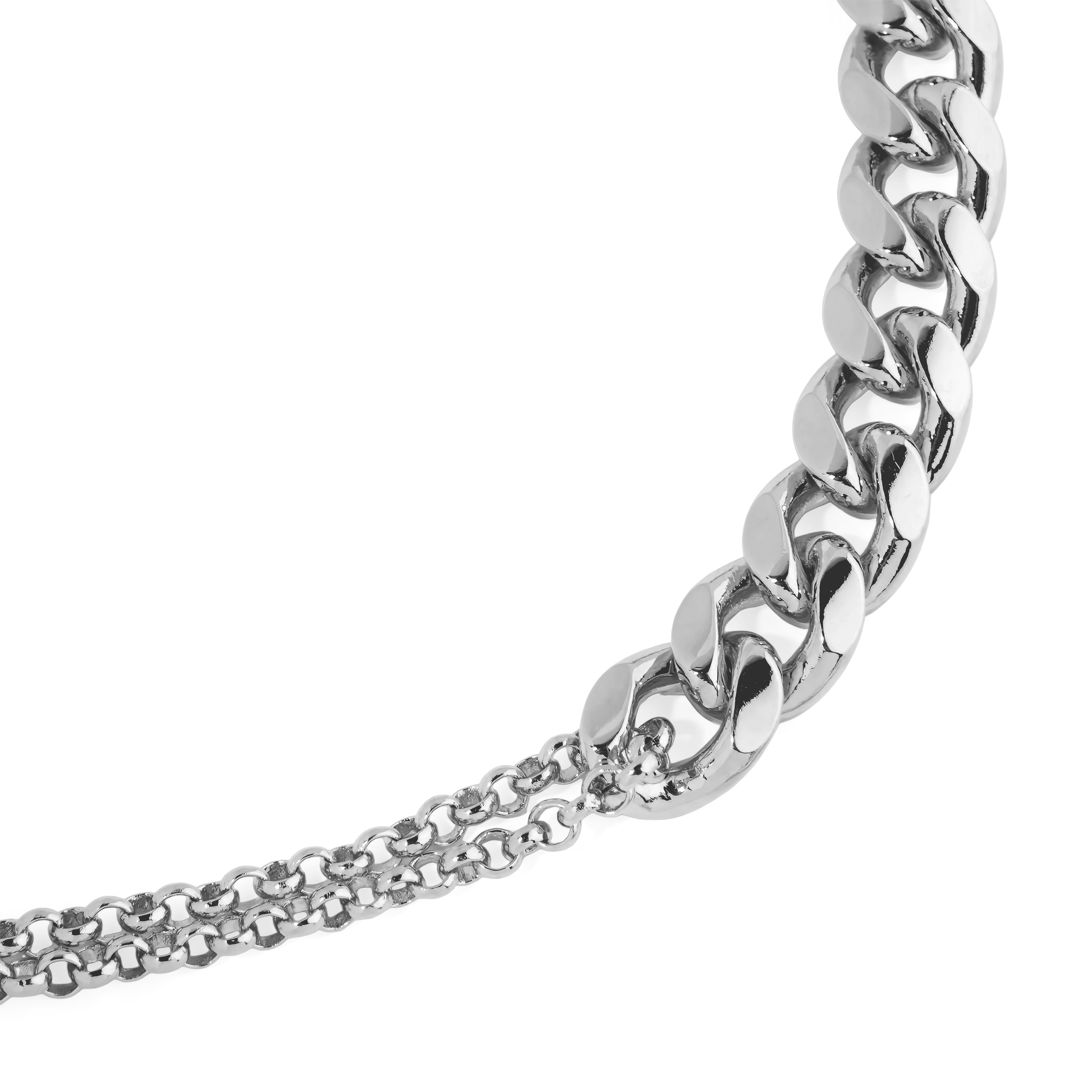 Серебристый браслет Vera из латуни
