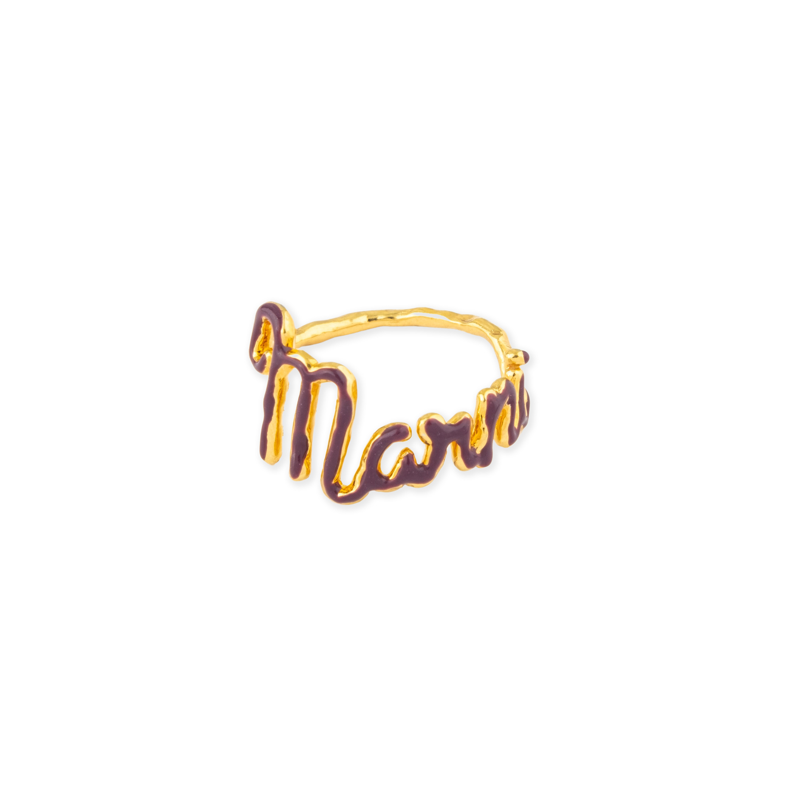 Золотистое кольцо Marni