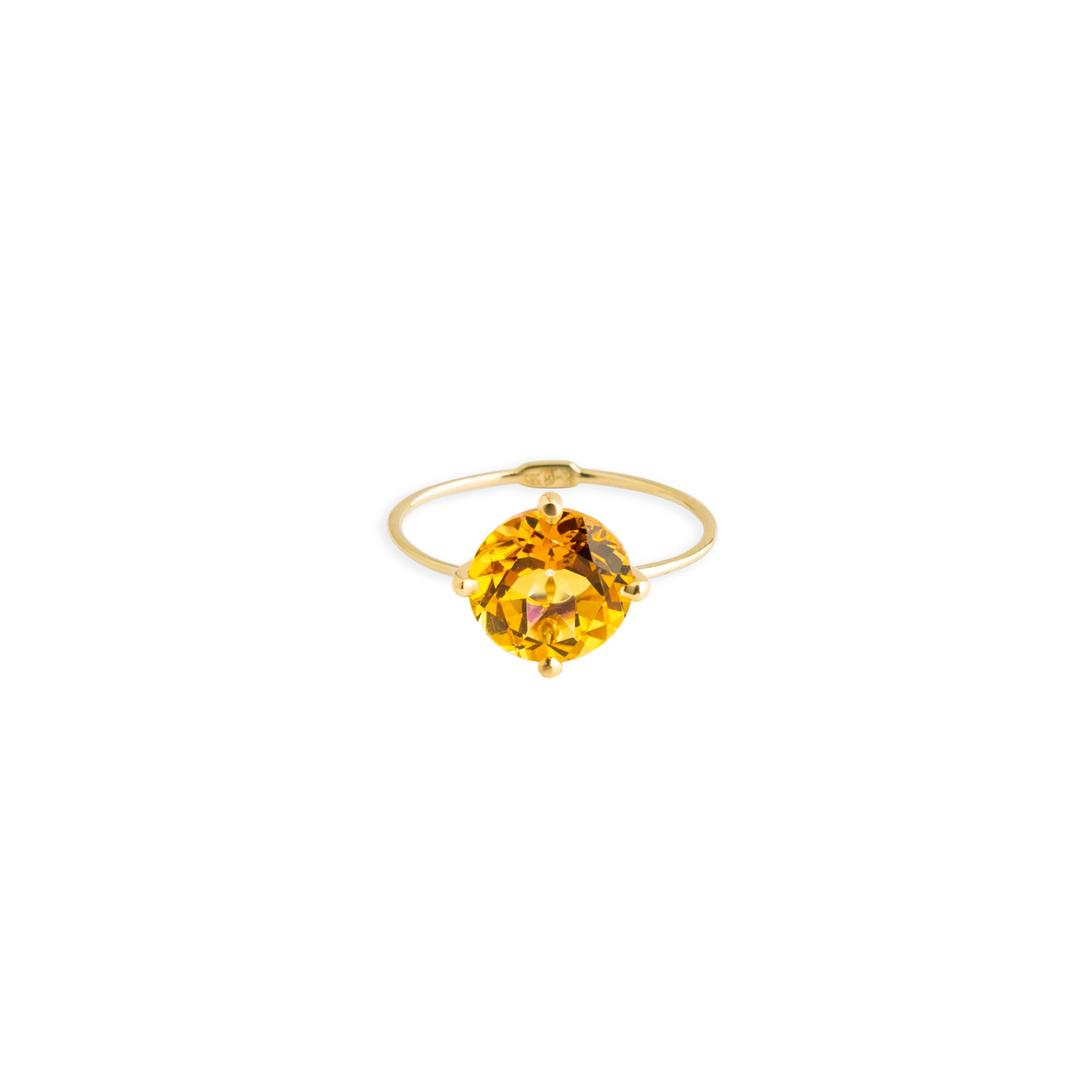 Lovelavka Кольцо Rain из золота с медовым топазом lovelavka кольцо invisible из золота с белым топазом