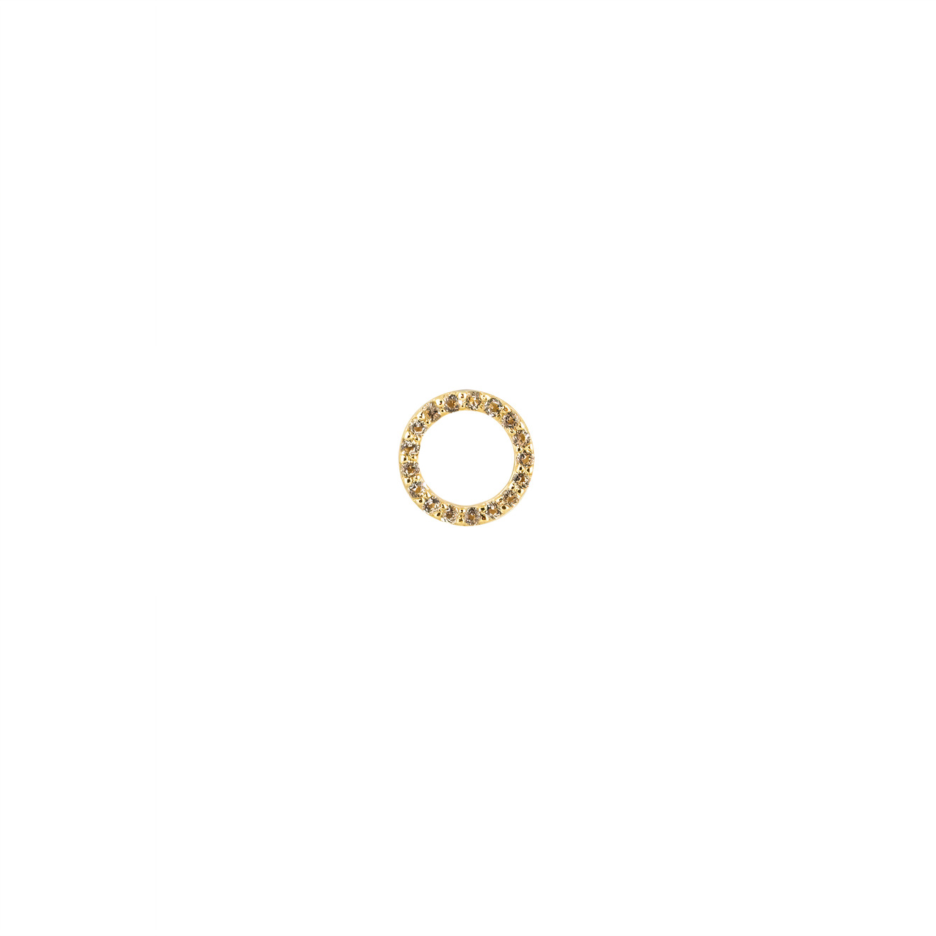 lovelavka кольцо invisible из белого золота с белым топазом Lovelavka Пусета Little Black Dress из золота с белым топазом