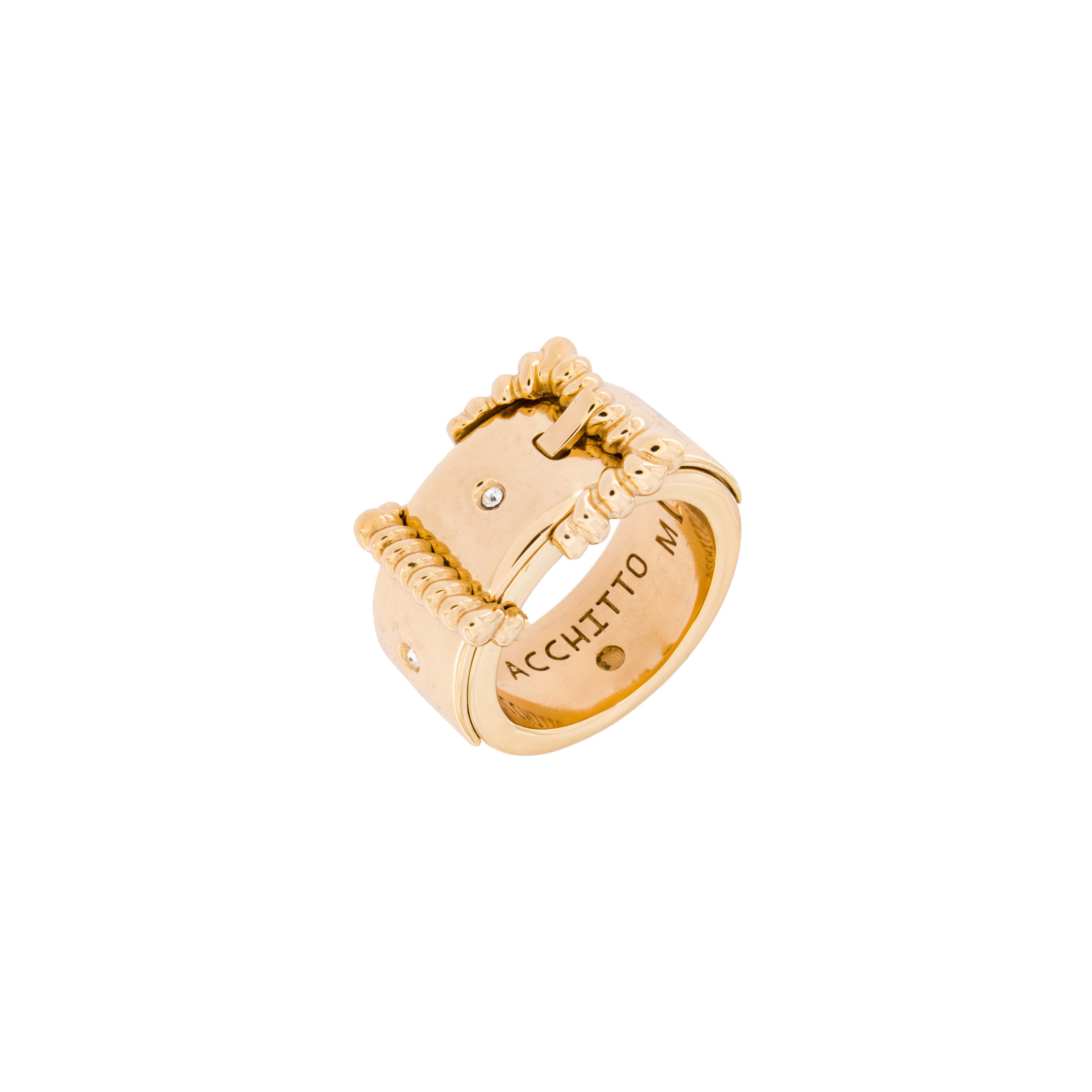 Открывающееся кольцо с синей эмалью APERIO COEURGAE RING