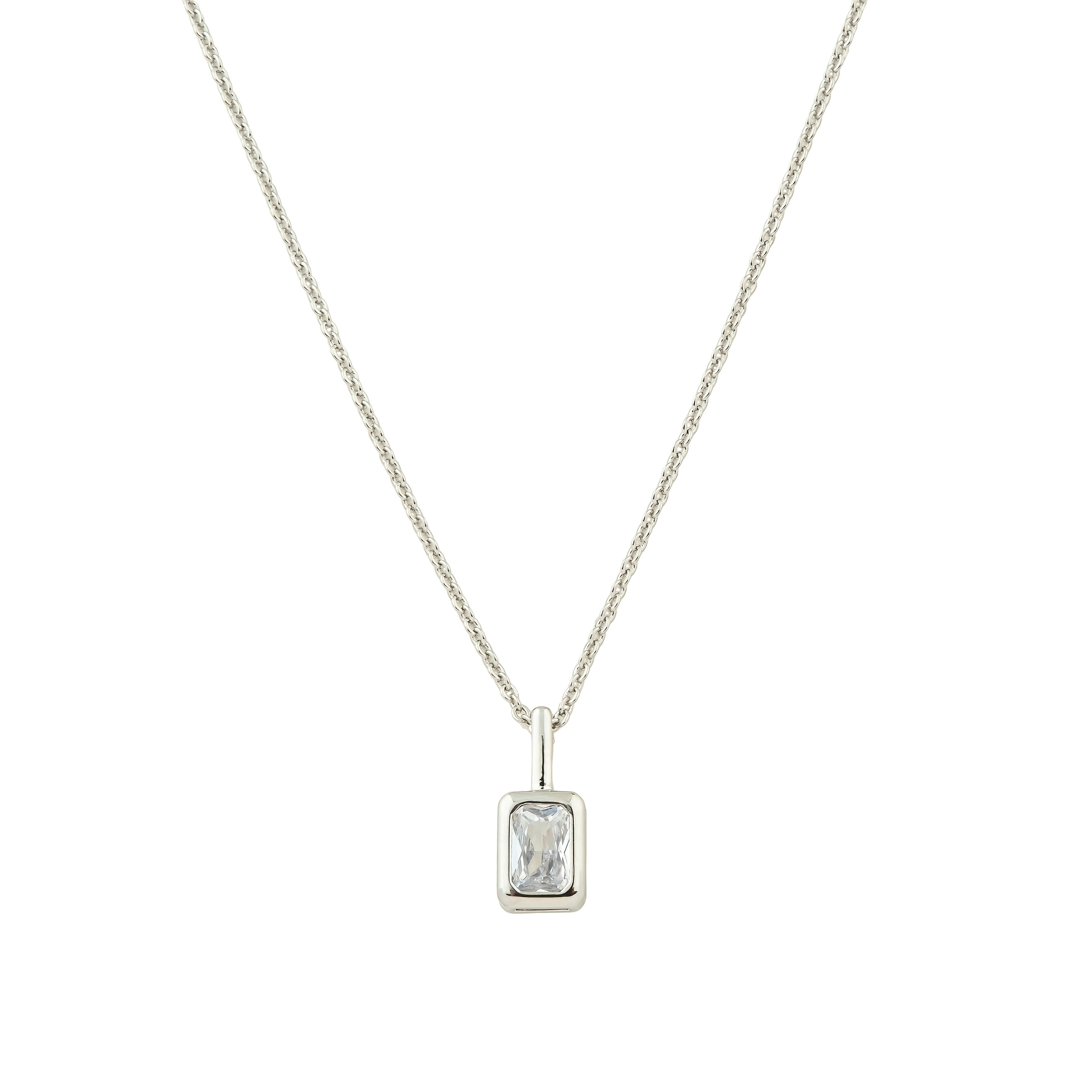 chain with white crystal