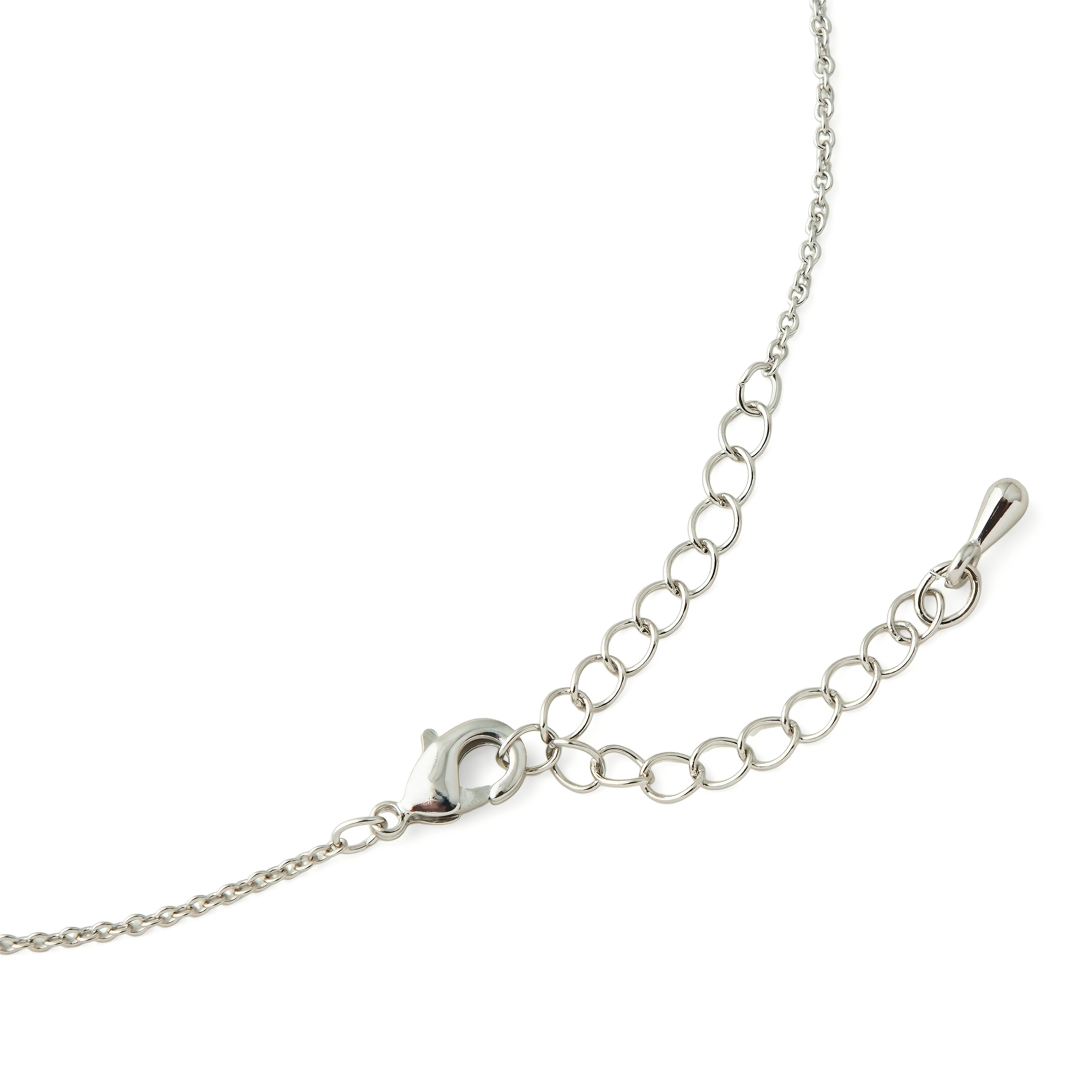 chain with white crystal