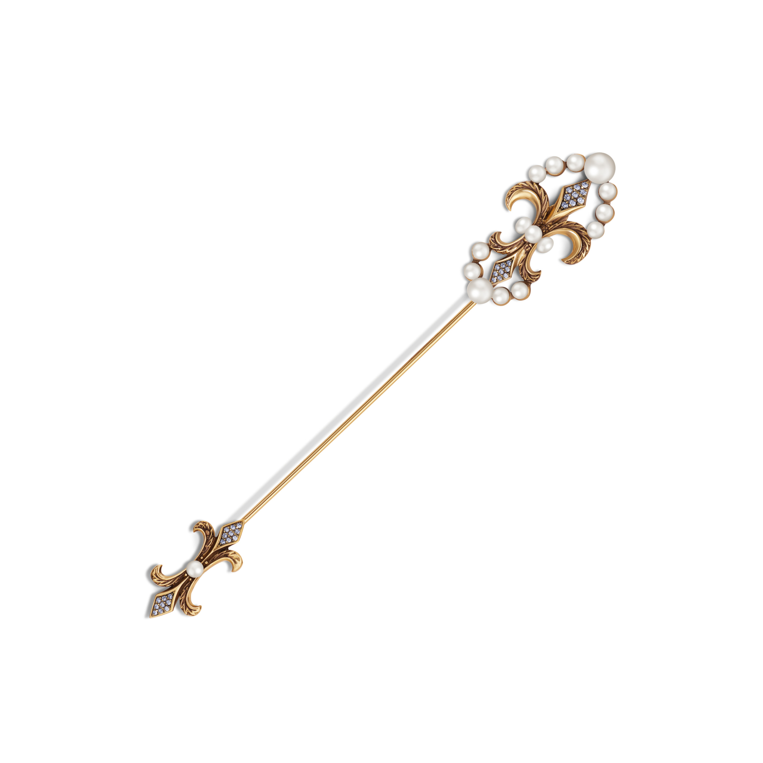IRIS ARALDICO Needle Brooch