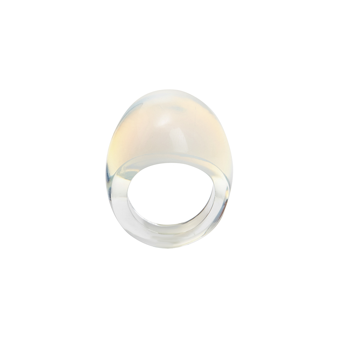 Кольцо Opalescent crystal cabochon