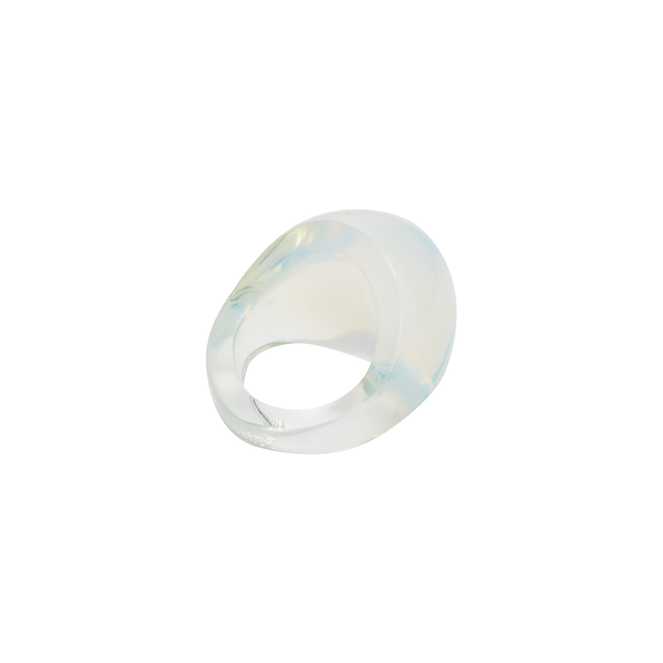 Кольцо Opalescent crystal cabochon
