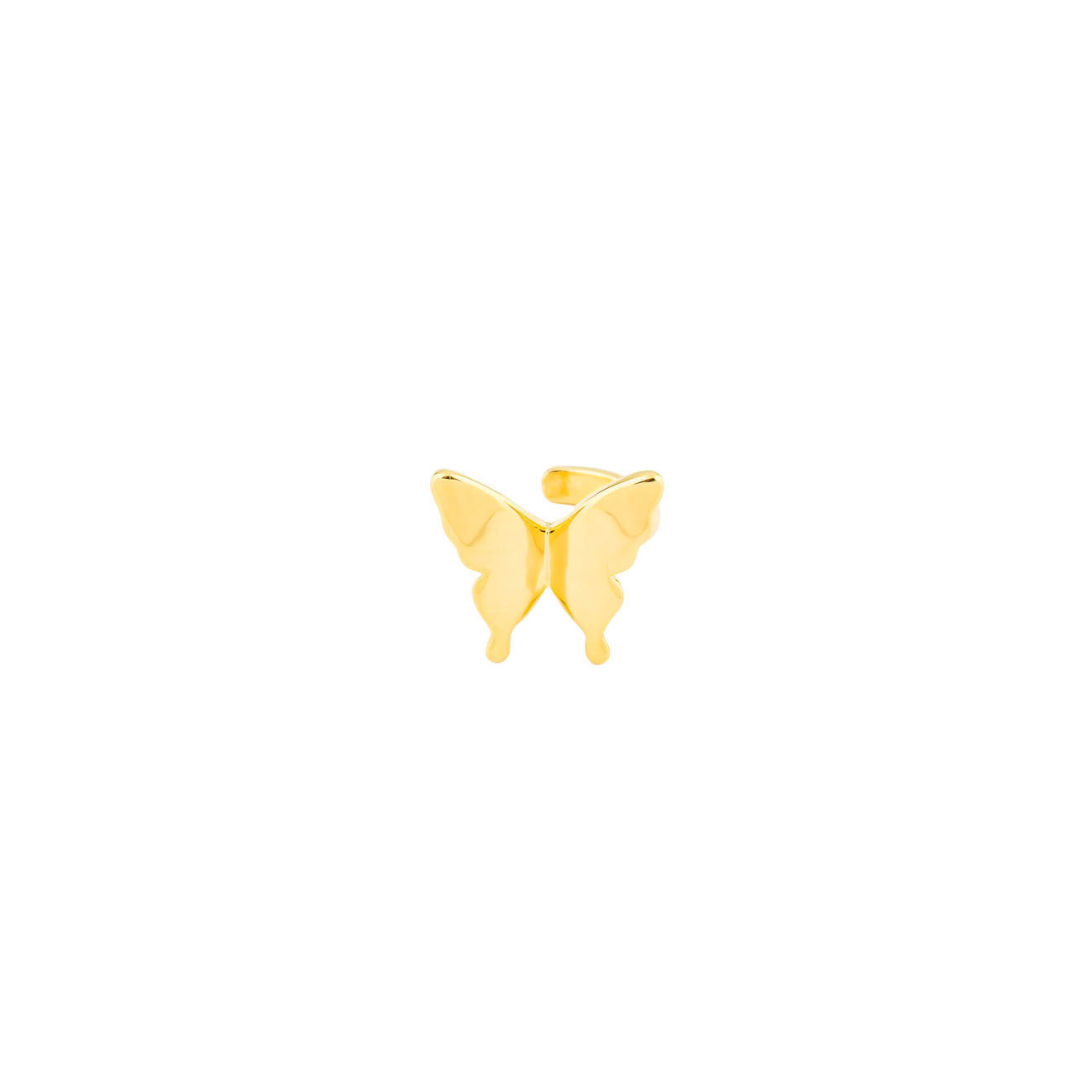 Aqua Золотистый кафф-бабочка lisa smith золотистый кафф цепь