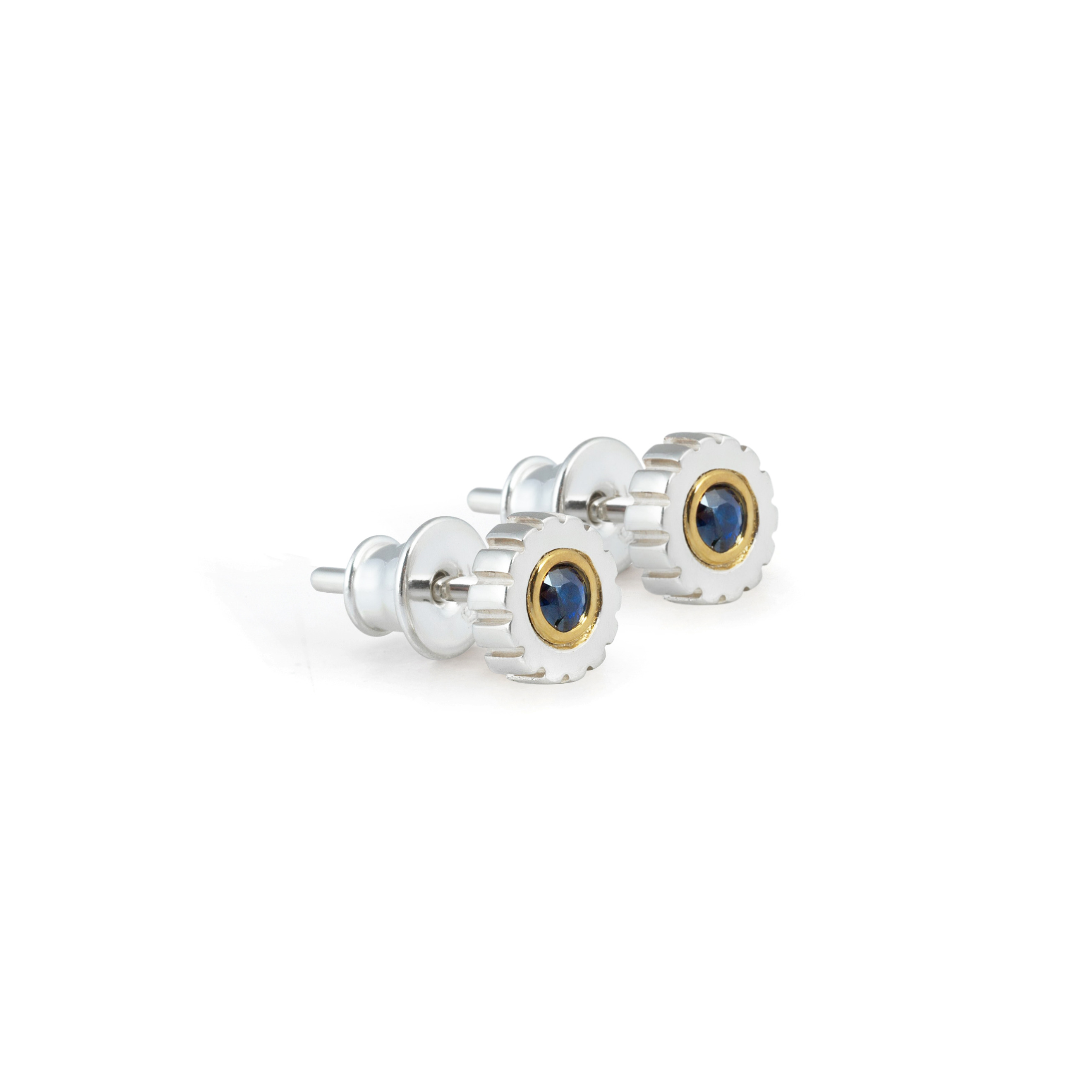 Пусеты М1.7 silver из серебра