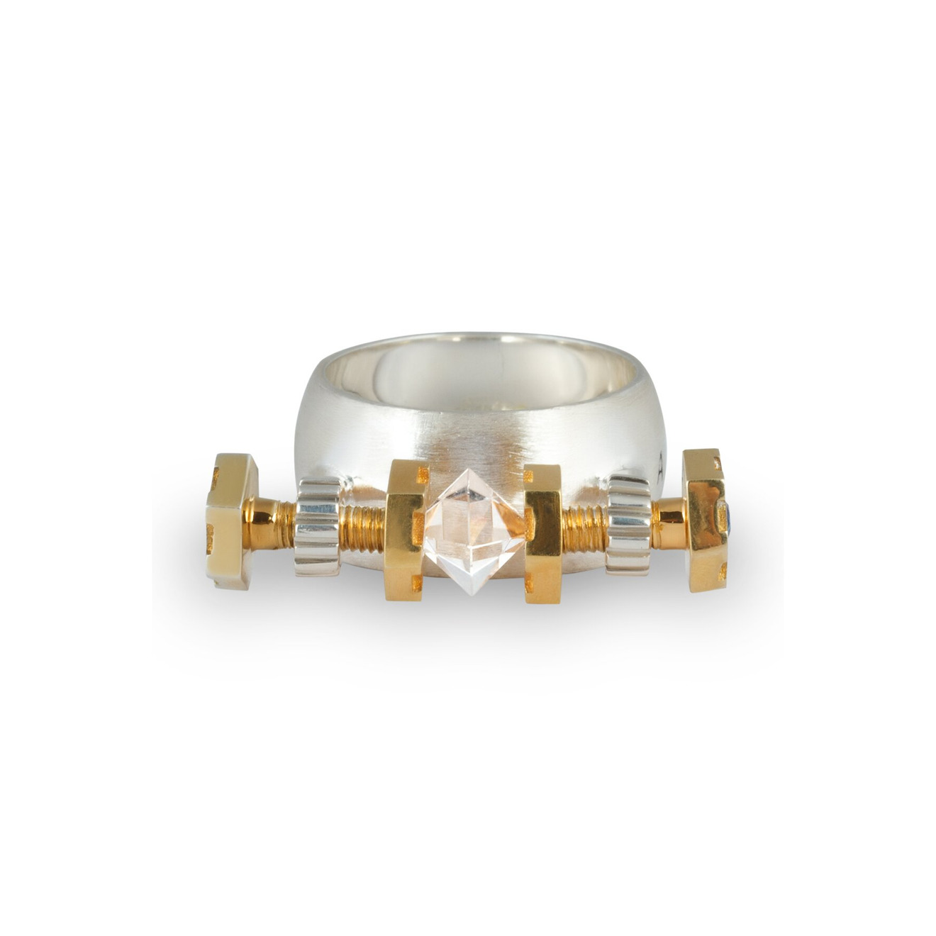 AMARIN Jewelry Кольцо из серебра М1.2 Кристалл прозрачный