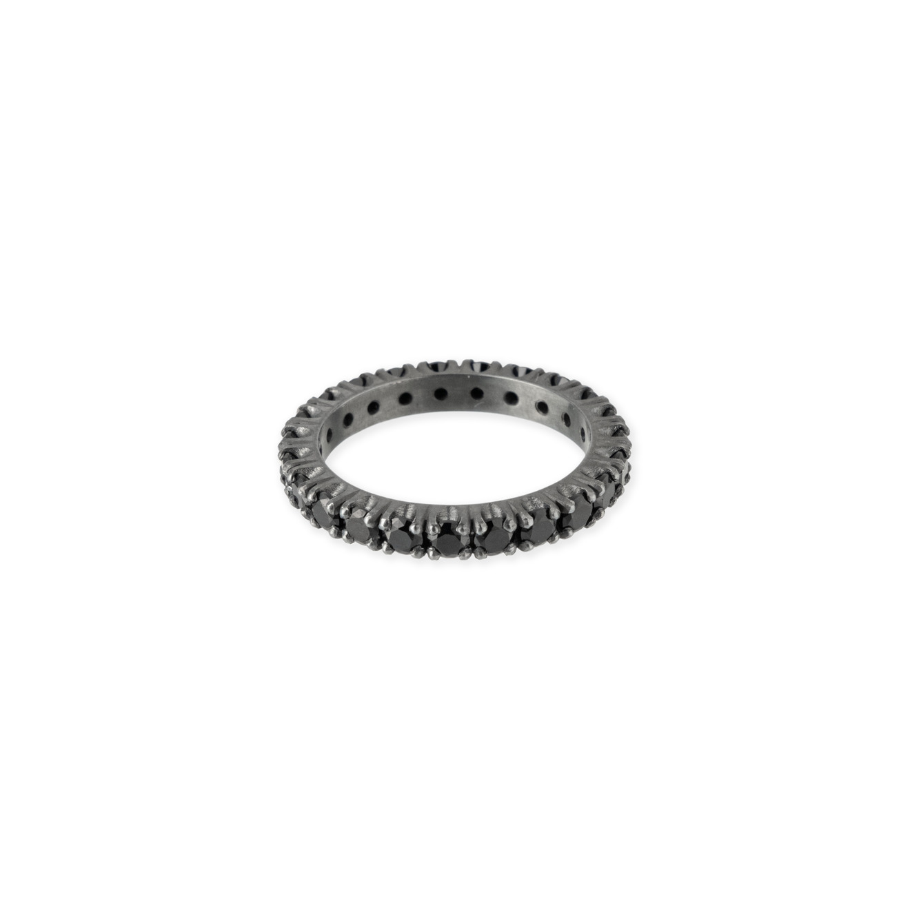 цена CROSS Кольцо из серебра из кастов со вставками